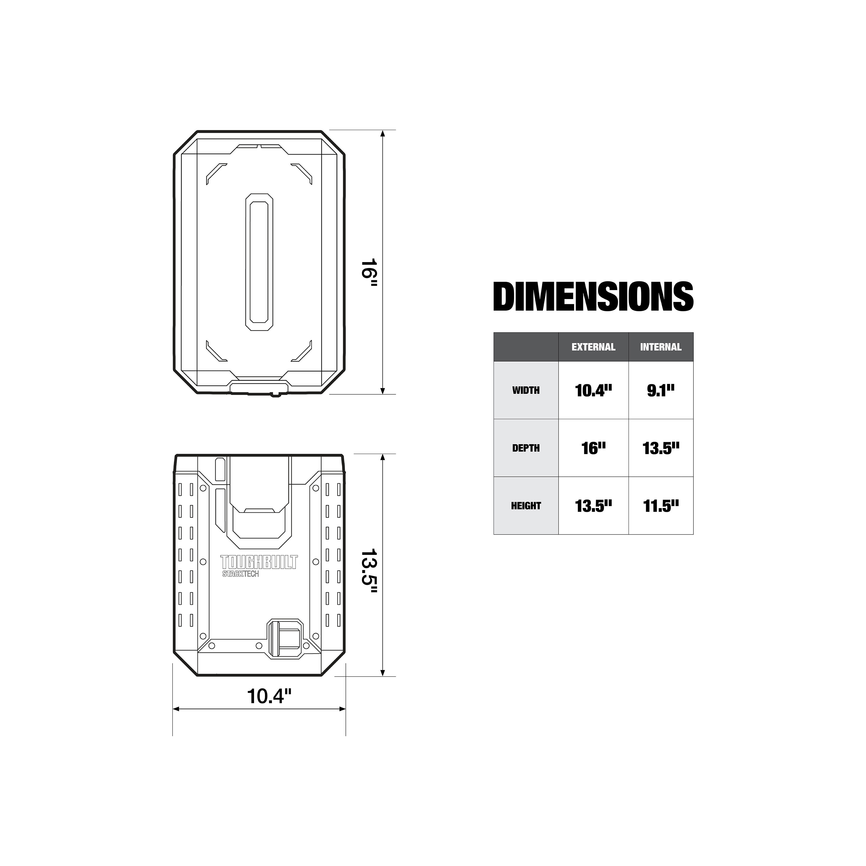 TOUGHBUILT TB-B1-B-60C Tool-Boxes - View #11