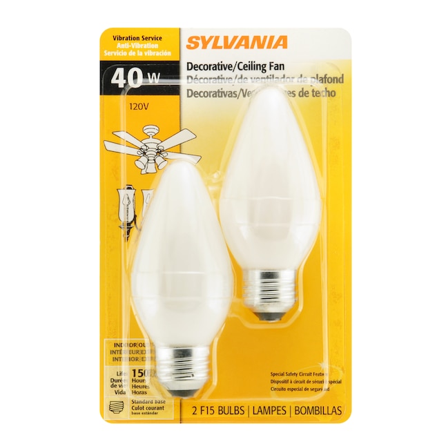 Sylvania 40-Watt F Incandescent Light Bulb (2-Pack) Sylvania 40-Watt F Incandescent Light Bulb (2-Pack)