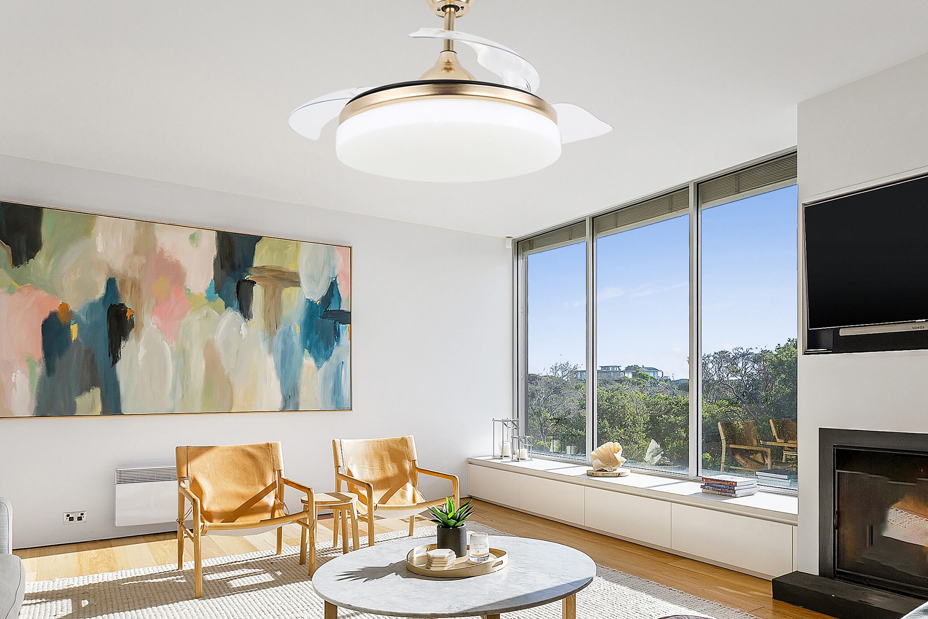 Cusp Barn DC4263-G Ceiling-Fans - View #4