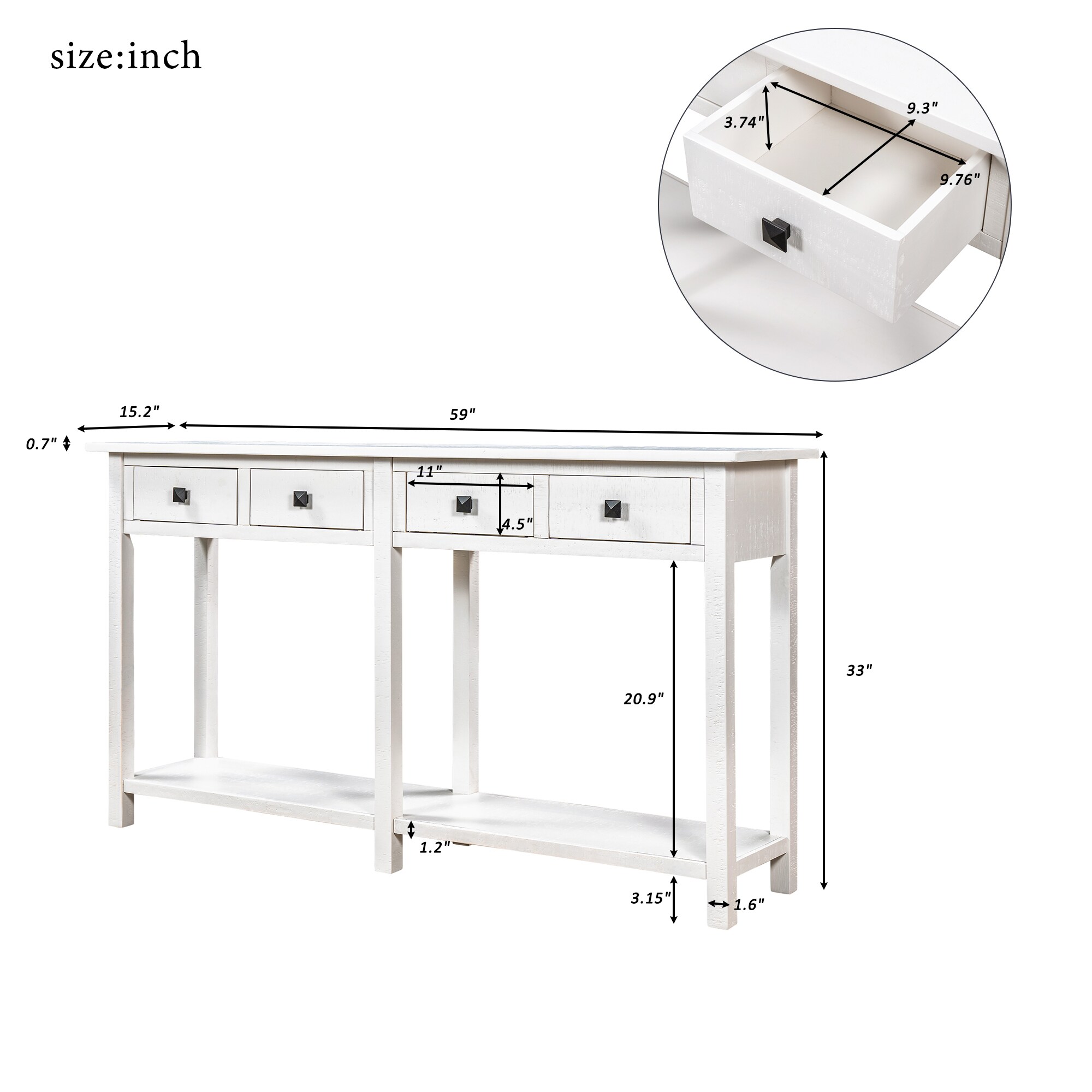 AHIOU HOME ZAAH-CT192012K Console-Sofa-Tables - View #11