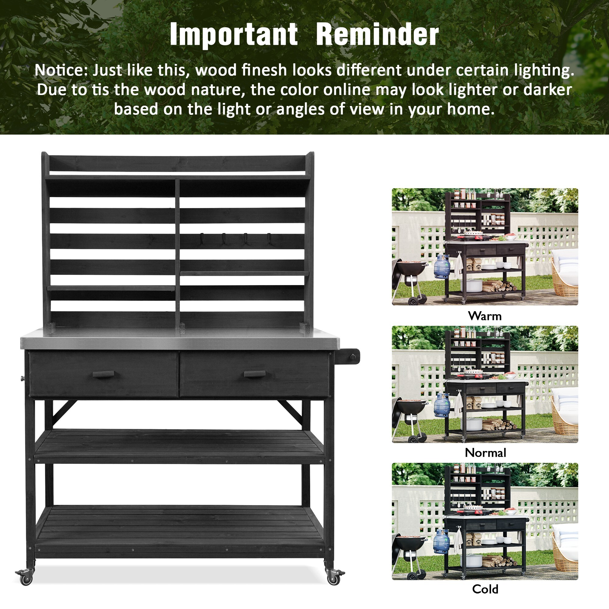 ModernLuxe L3P-N707P228274B Potting-Benches - View #9