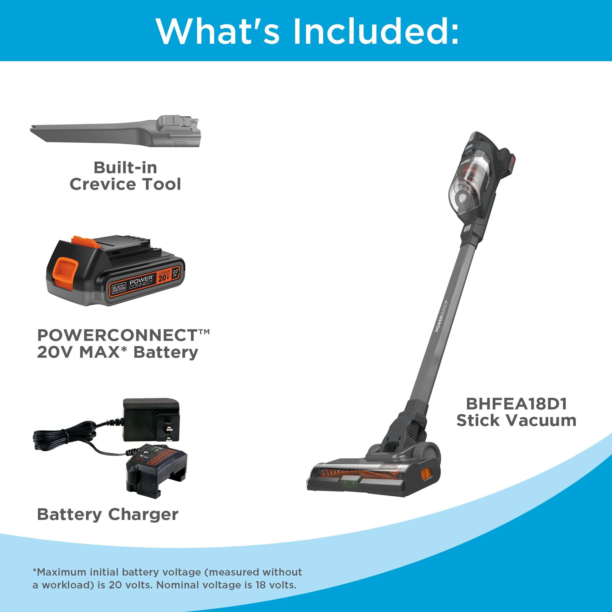 BLACK+DECKER BHFEA18D1 Stick-Vacuums - View #3