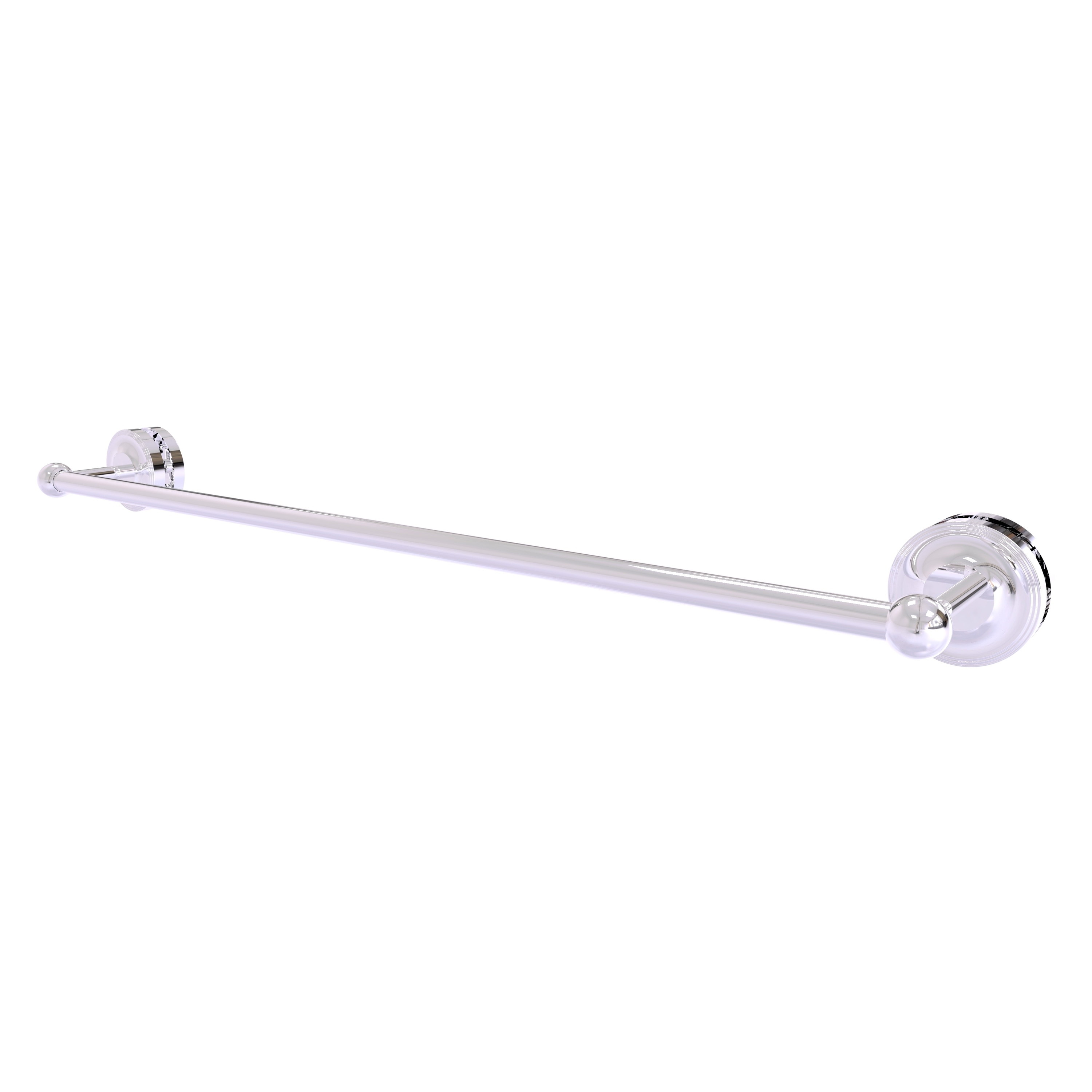 Allied Brass PR-41-SM-30-PC Prestige Regal 30-in Polished Chrome Wall mount Single Towel Bar