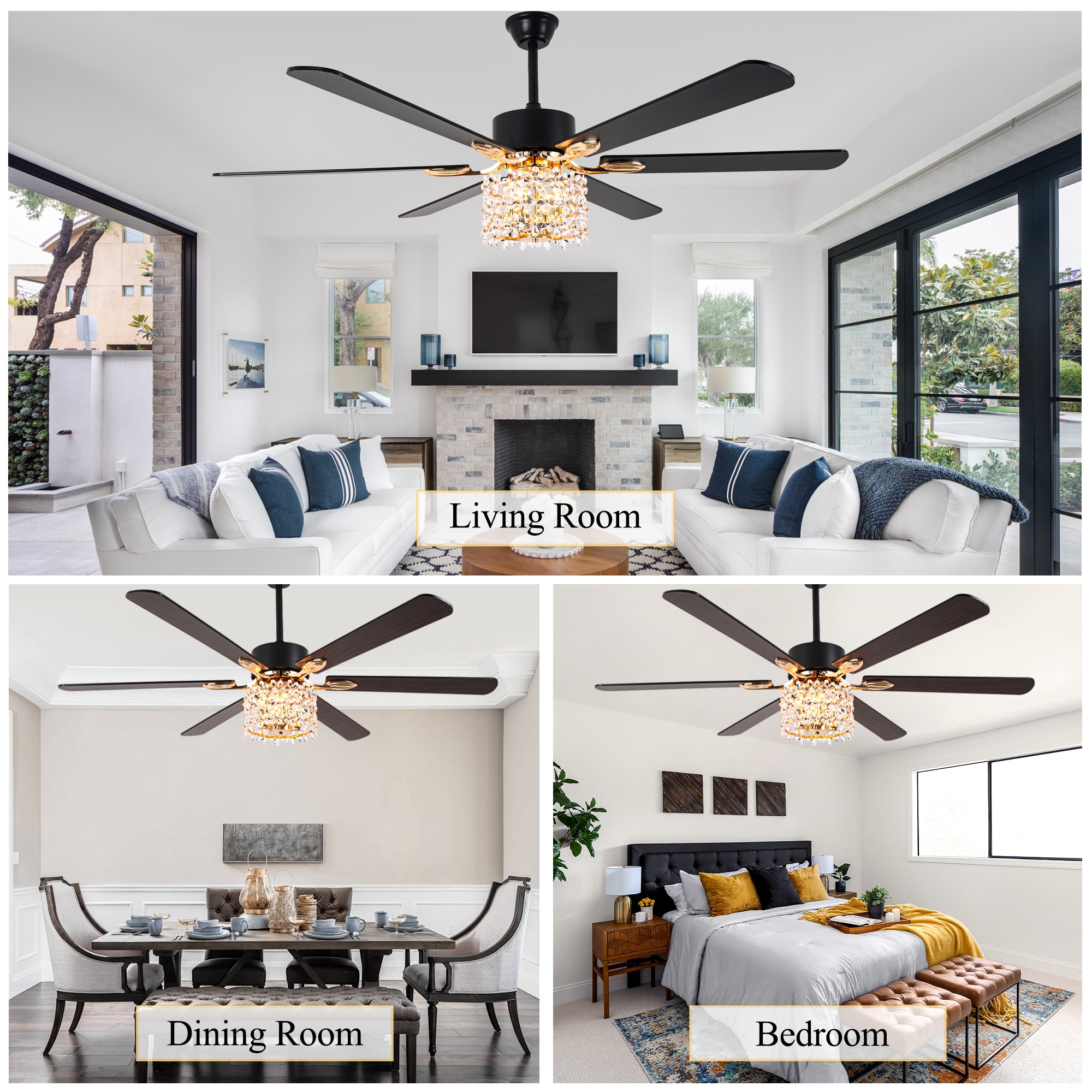 Oaks Decor DC6510OKEL-B Ceiling-Fans - View #3