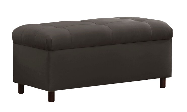 Skyline Furniture Sheridan Black Accent Bench 36-in x 18.5-in x 18-in ...