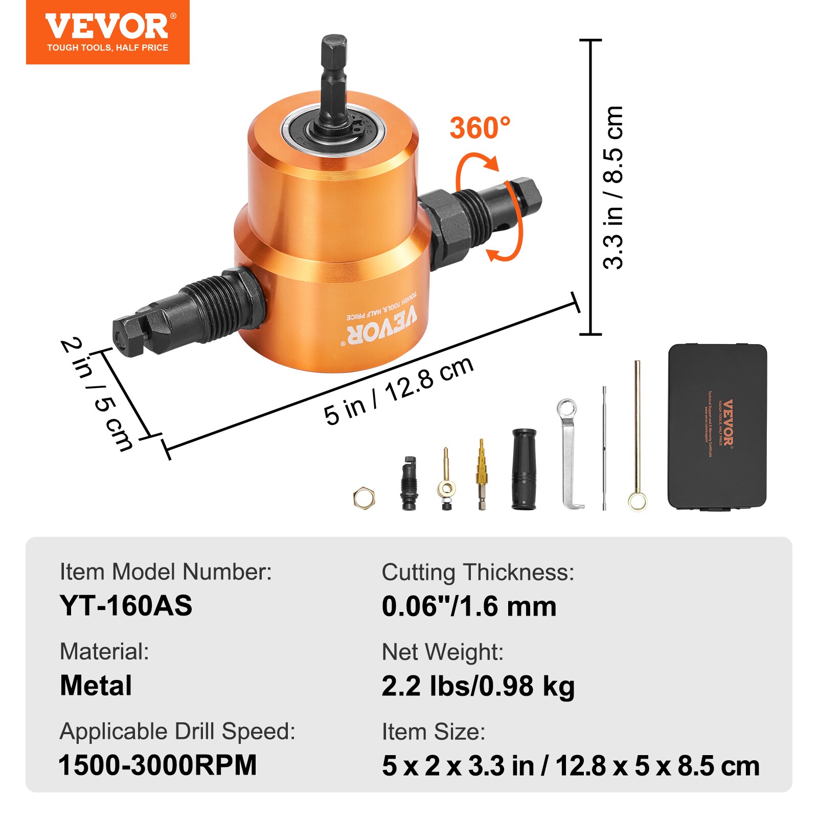 VEVOR QDTCJJCJT15MMY7XQV0 Cordless-Shears - View #8