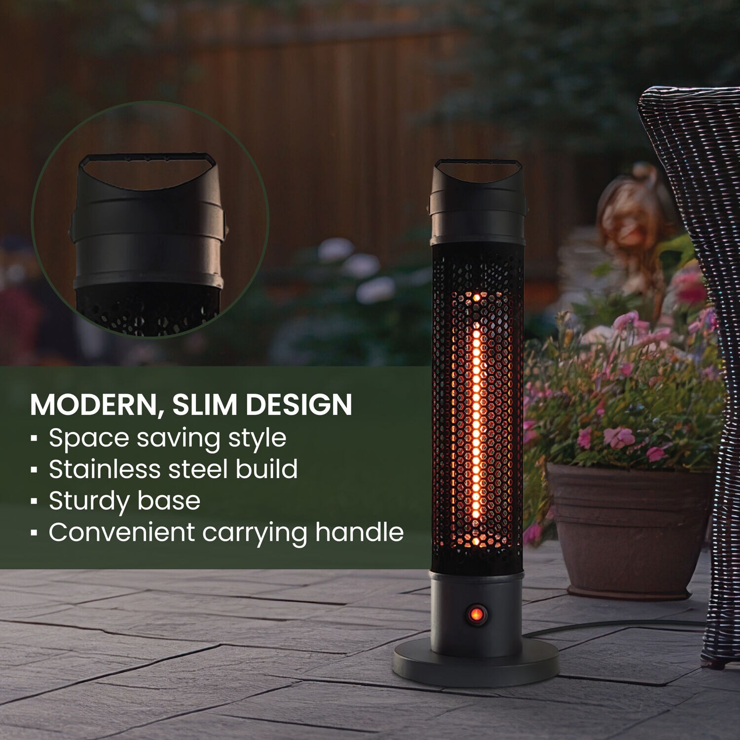 Hanover HAN1056IC-BLK Outdoor-Electric-Patio-Heaters - View #4