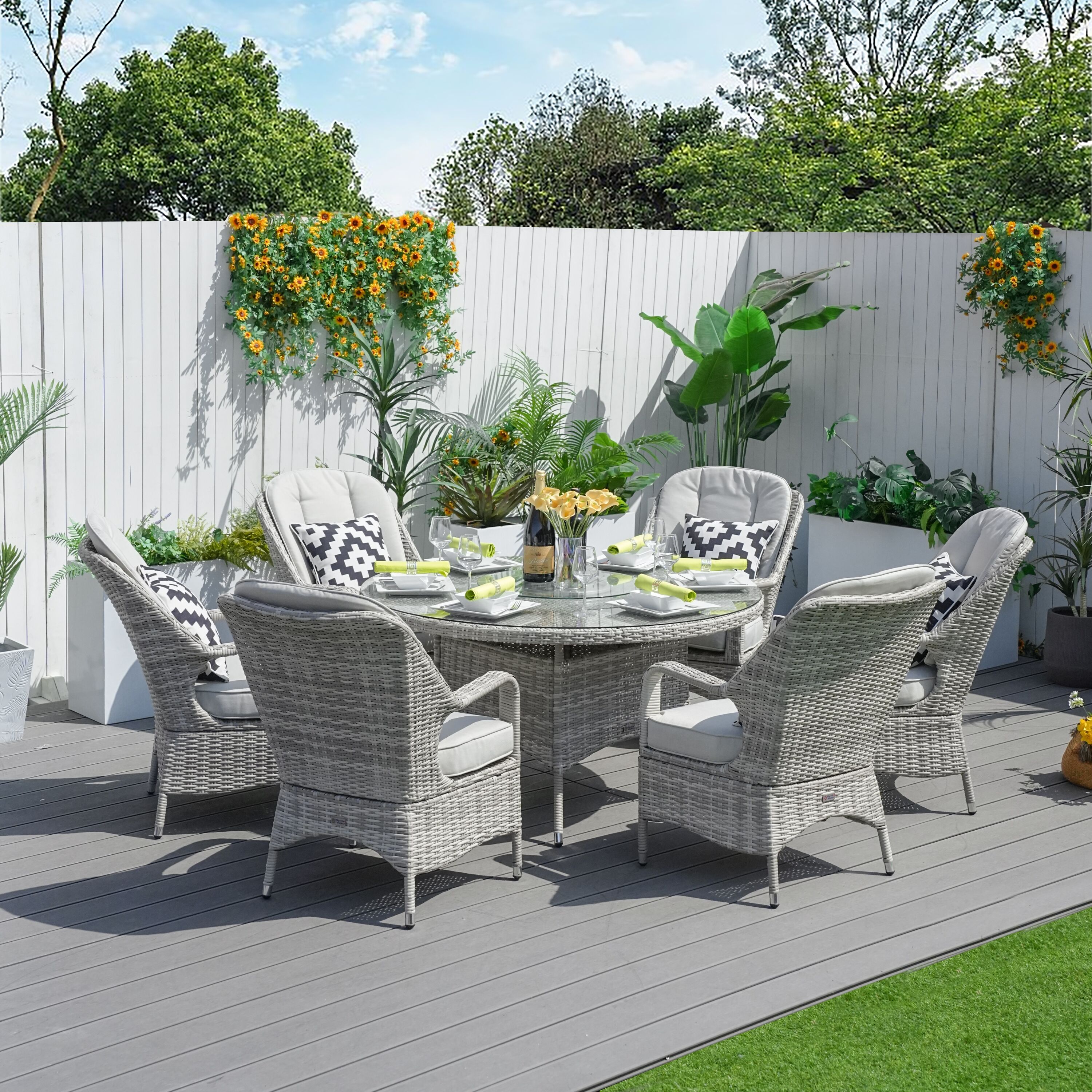 Moda Furnishings MPAD-1711-WW Patio-Dining-Sets - View #3