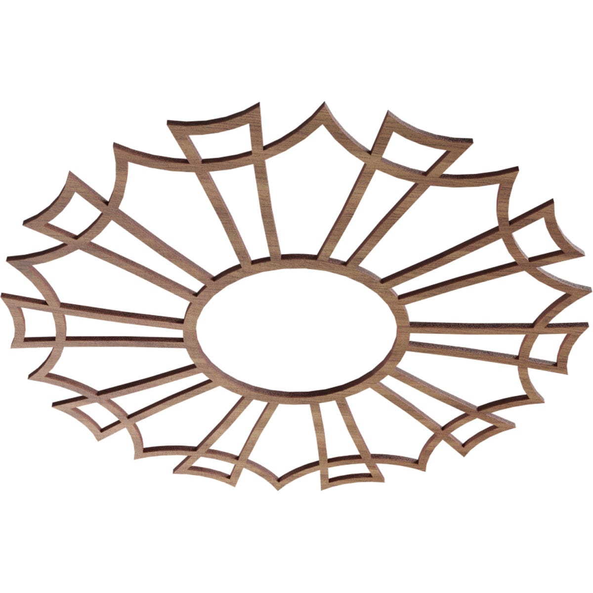 Ekena Millwork CMWP18X18X0250AUWA Ceiling-Medallions - View #2