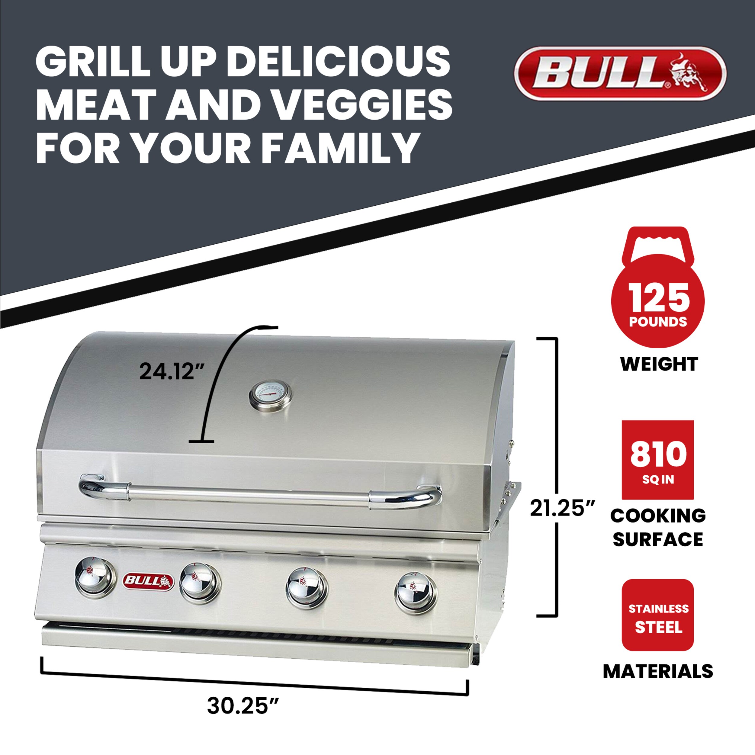 Bull Outdoor Products 82013 Gas-Grill - View #3
