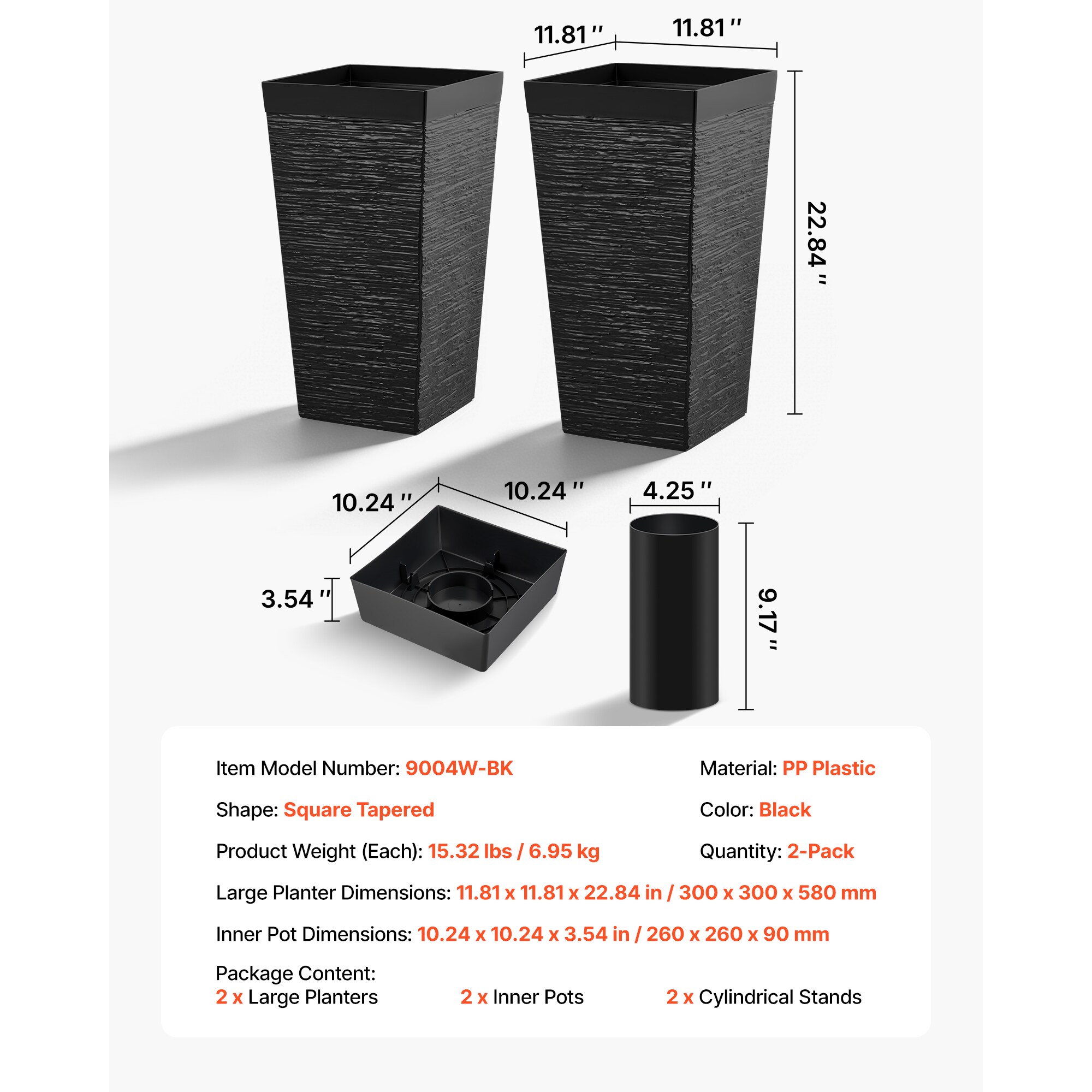 GIVIMO LW047GIVSS1220-1 Planter-Window-Box - View #3