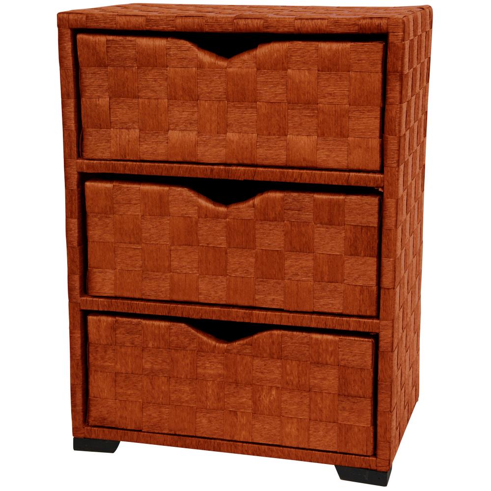 Red Lantern JH09-101-3-HON Black Pine 3 -Drawer Standard chest