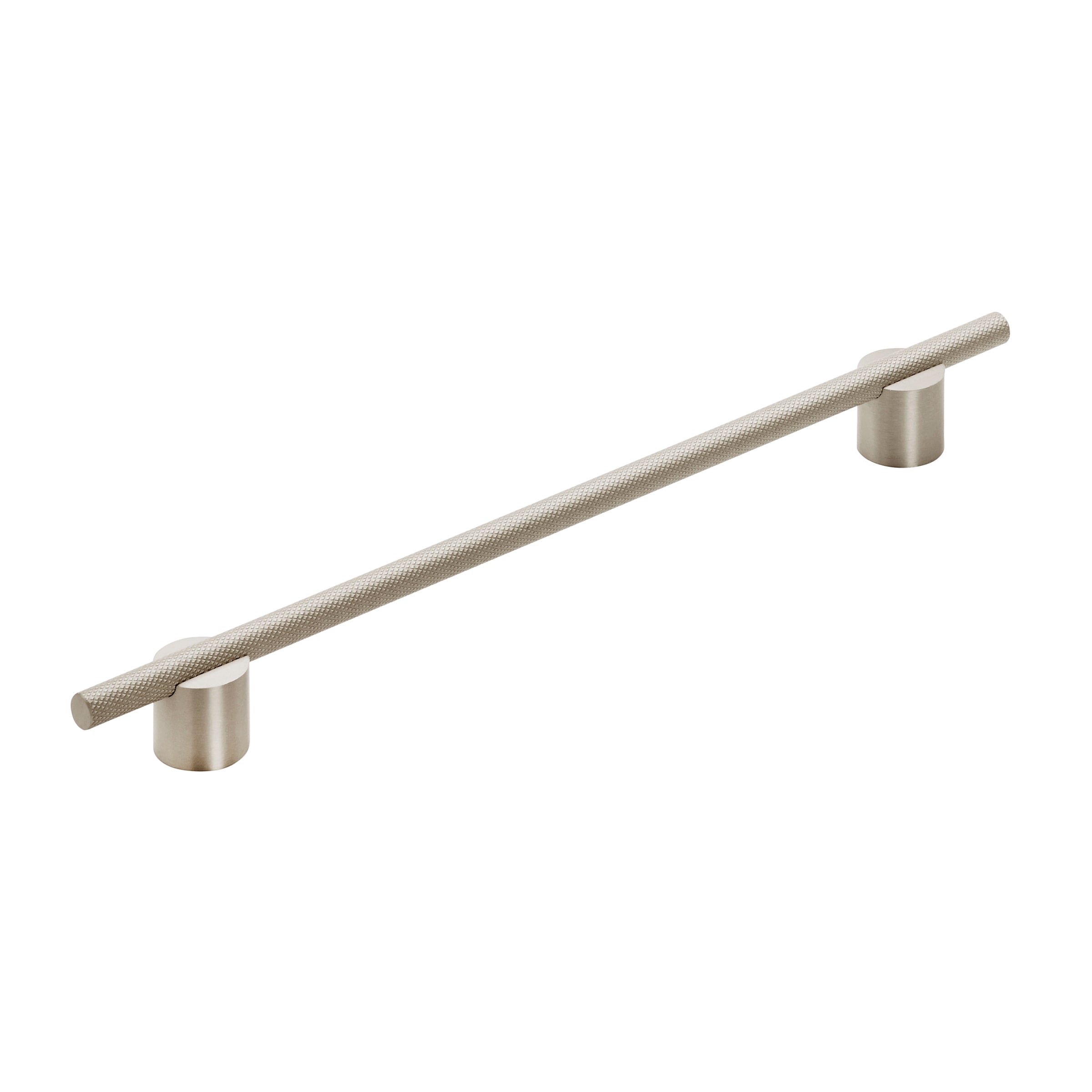Amerock BP7414256SCSC Transcendent 10-1/16-in , 256mm Center to Center Silver Champagne Cylindrical Bar