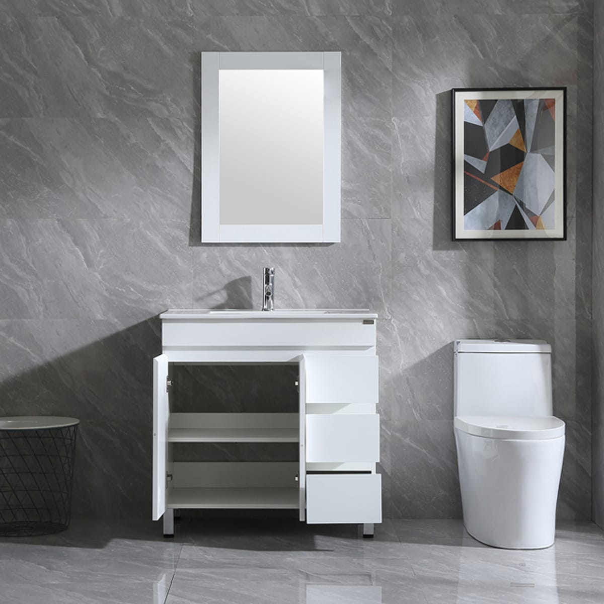 WONLINE USBR4569+USBR4575 Bath-Vanity-Combo - View #5