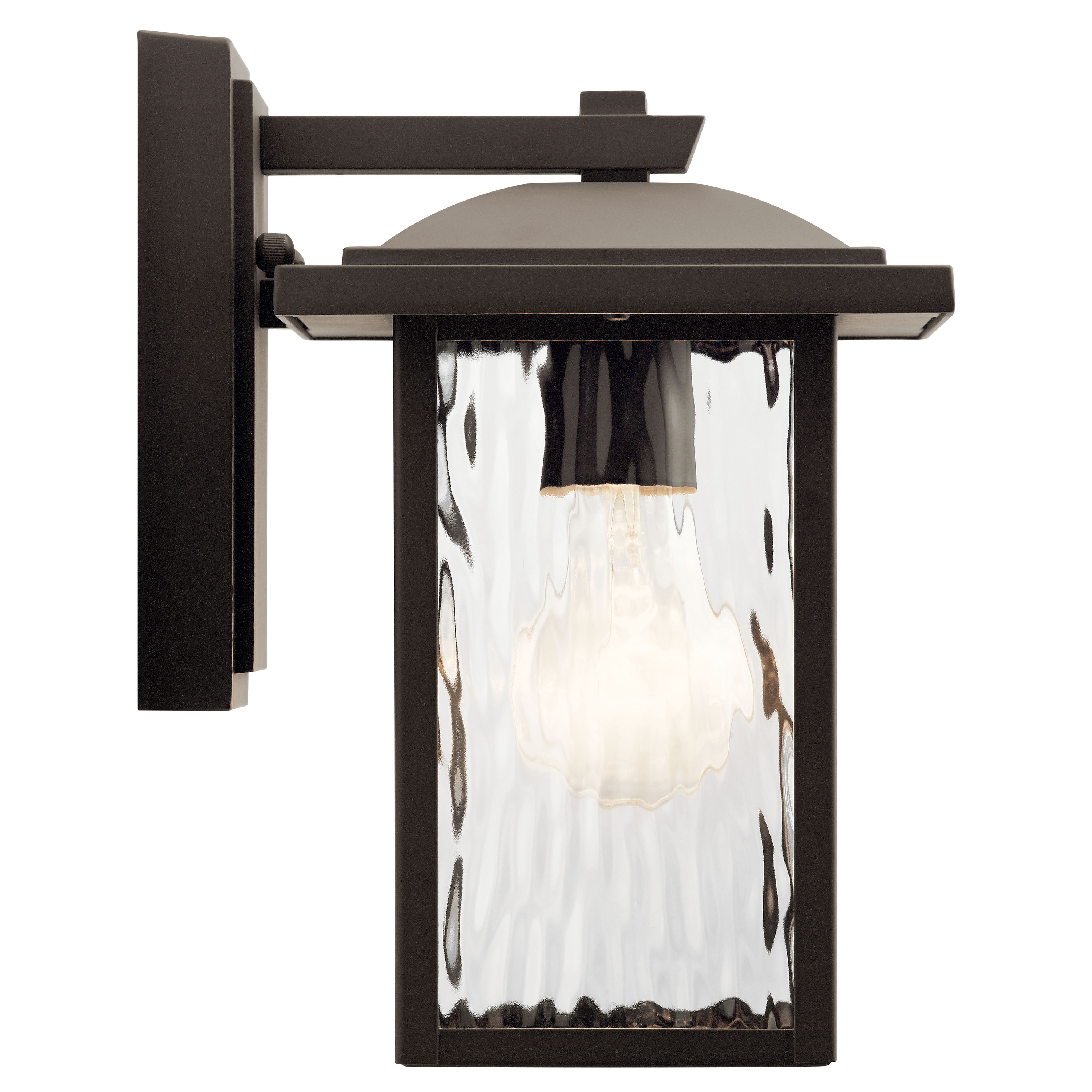 Olde Bronze 10.75" Outdoor Wall Sconce with Clear Glass Shade