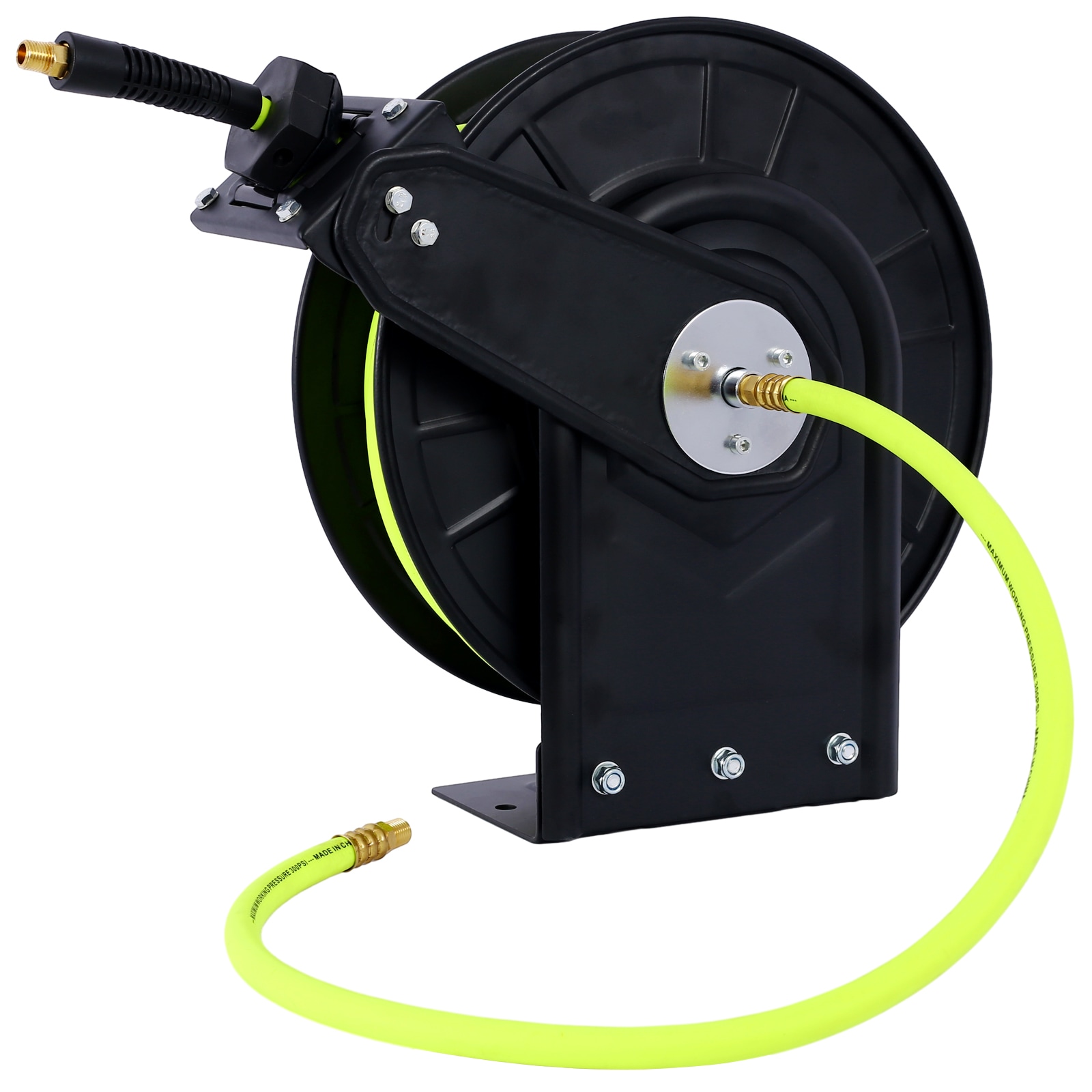 Wildaven PL1998024 3/8-in 50-ft Retractable Air Hose Reel