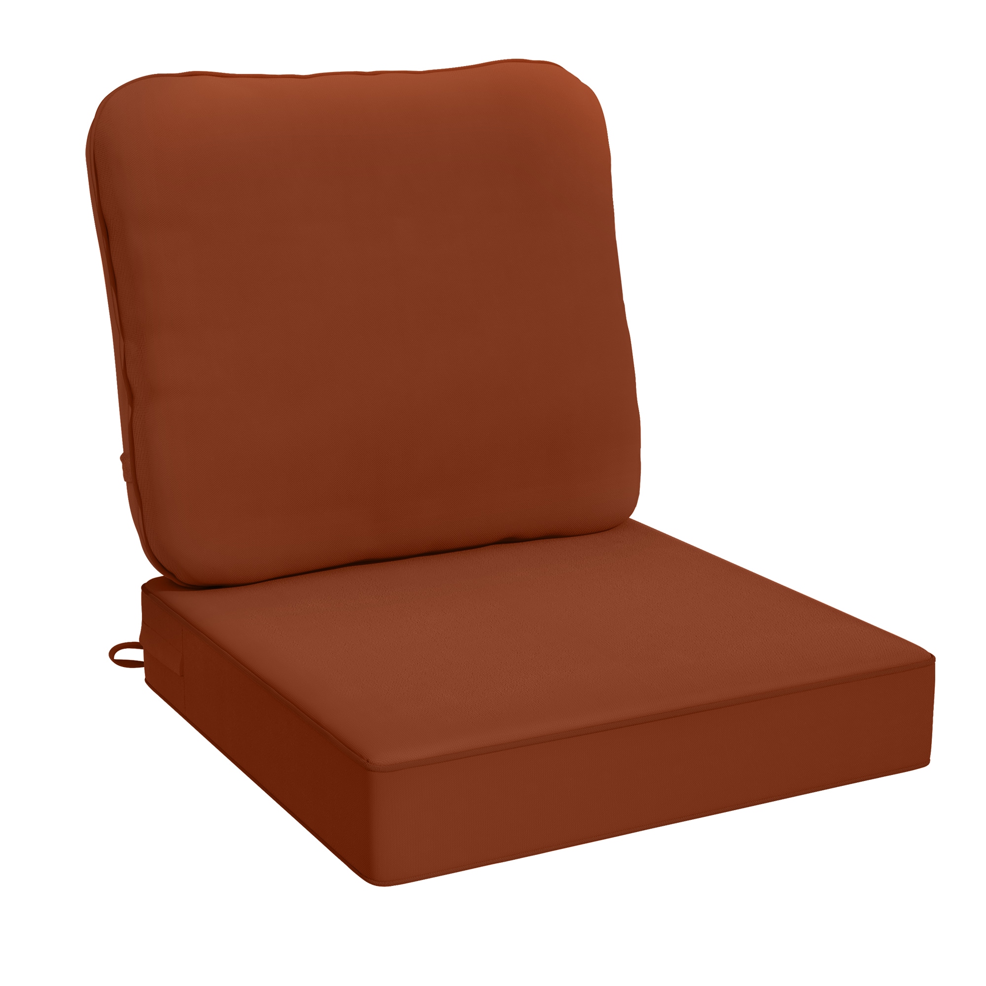 AAAAAcessories AOC-D-P-RED 24-in x 24-in Rust Red Patio Sofa Cushion