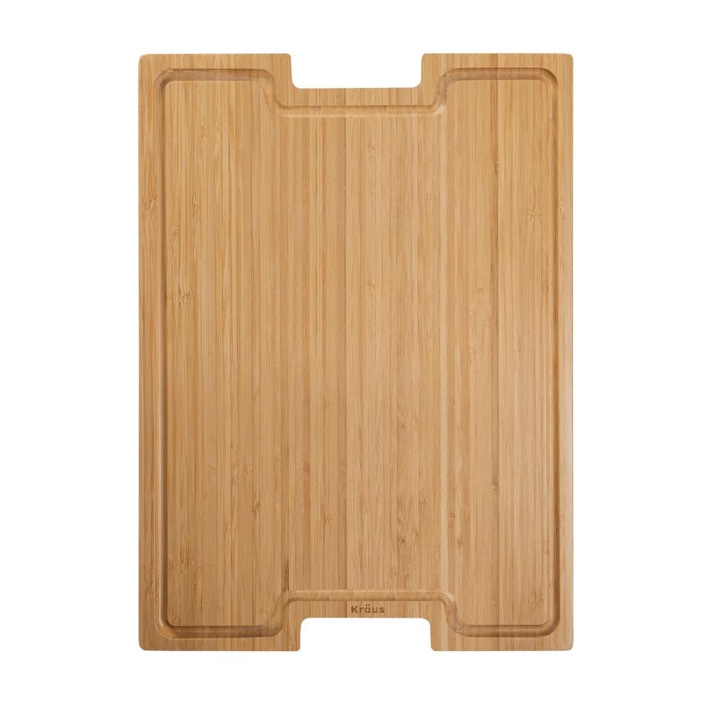 Stylish 12-in L x 17.25-in W Wood Cutting Board in Brown | A-904