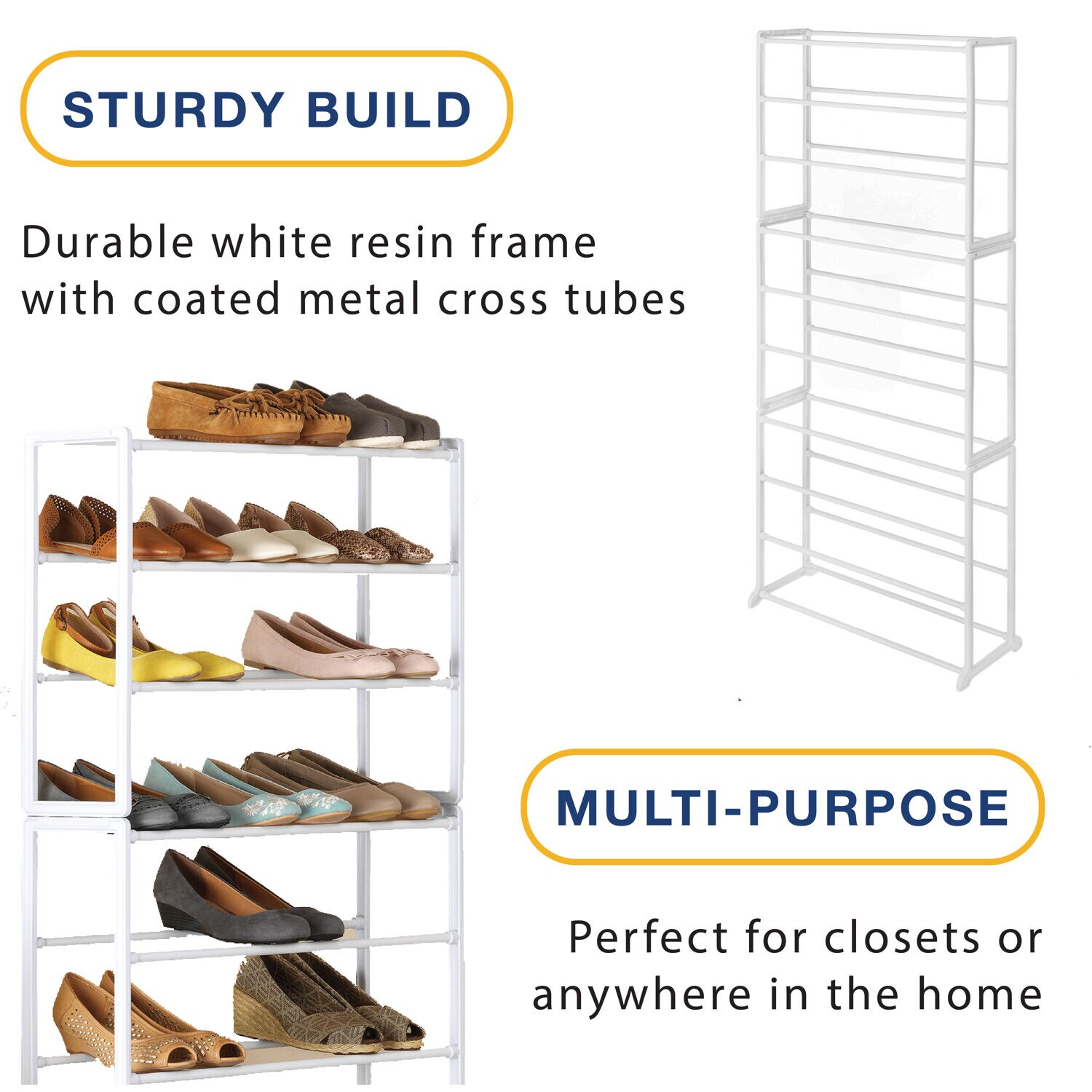 Whitmor 6780-3048-WHT Shoe-Racks - View #6