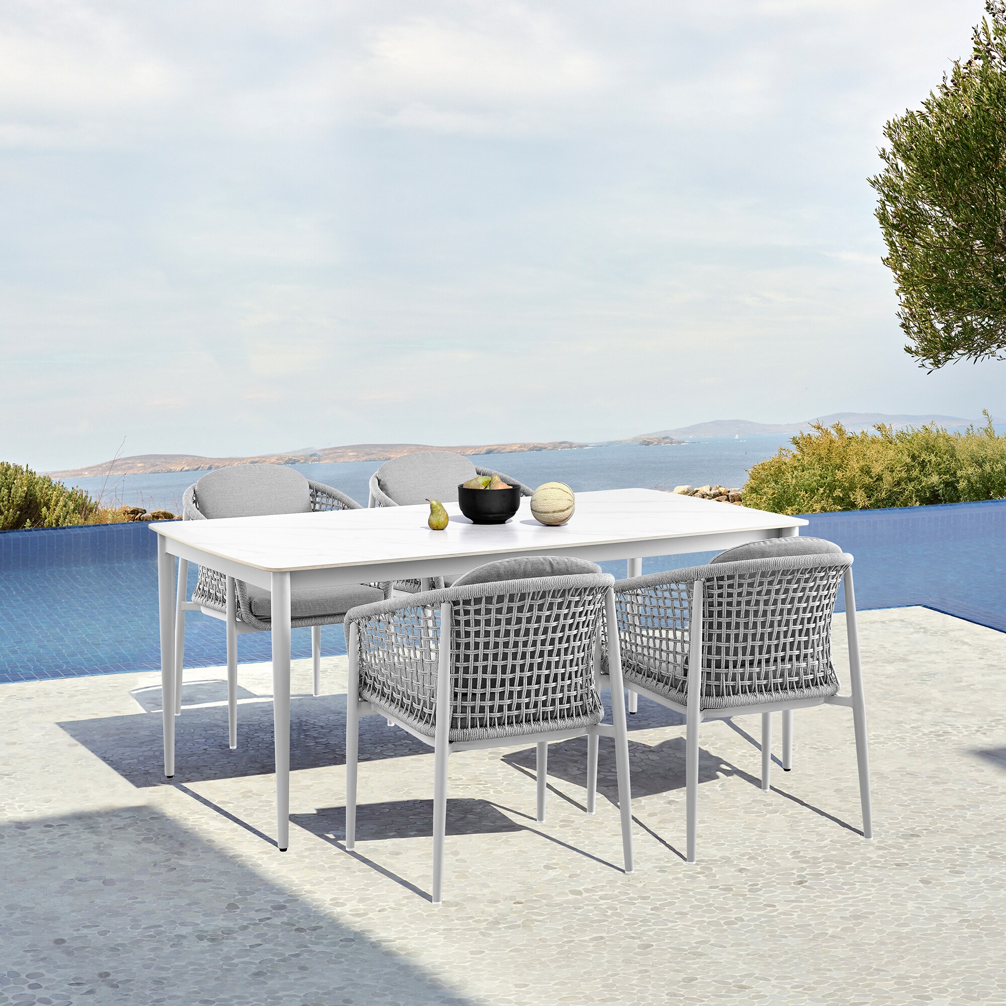 Armen Living SETODRH5GRY Patio-Dining-Sets - View #9