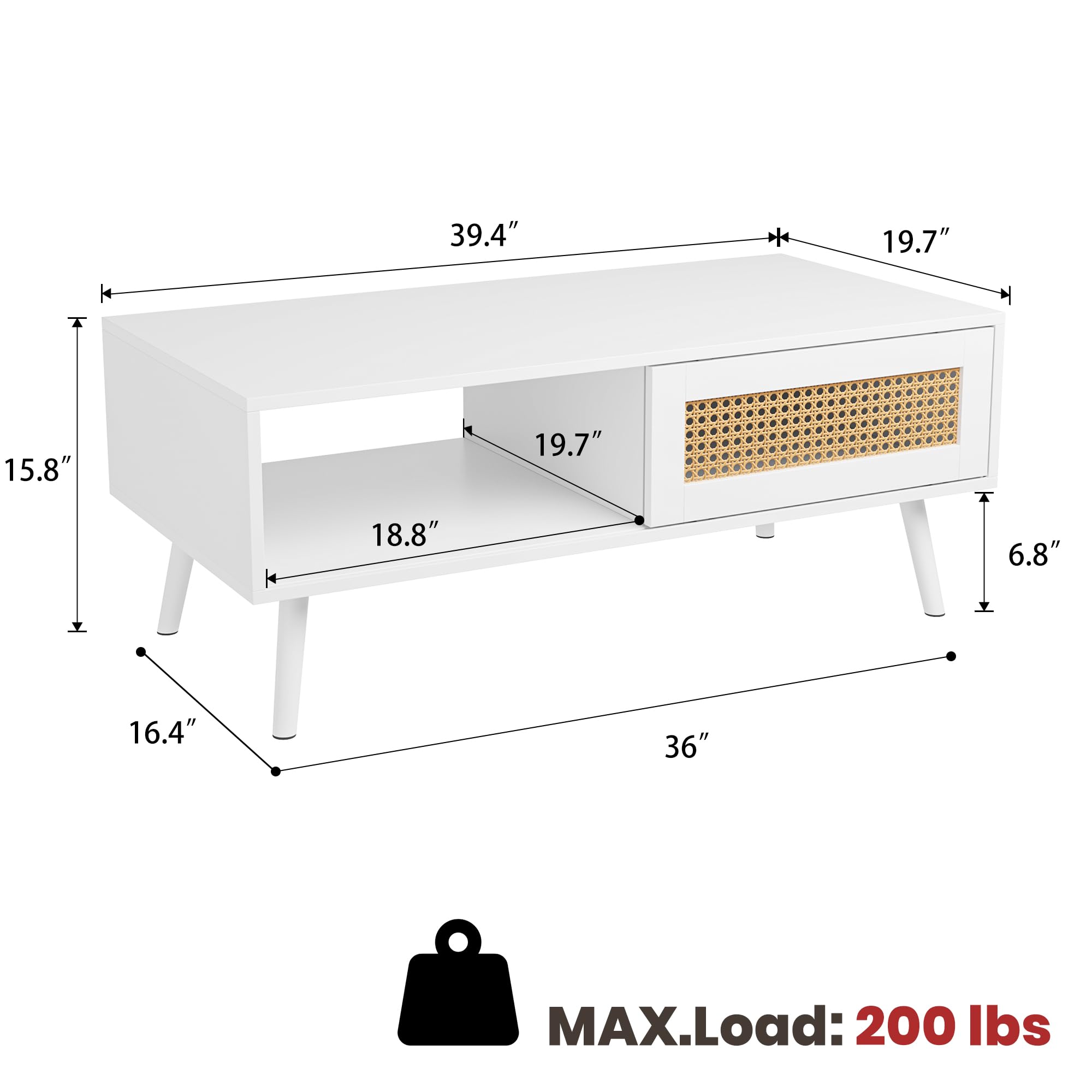 GarveeLife BWR-91CBLE2900 Console-Sofa-Tables - View #3
