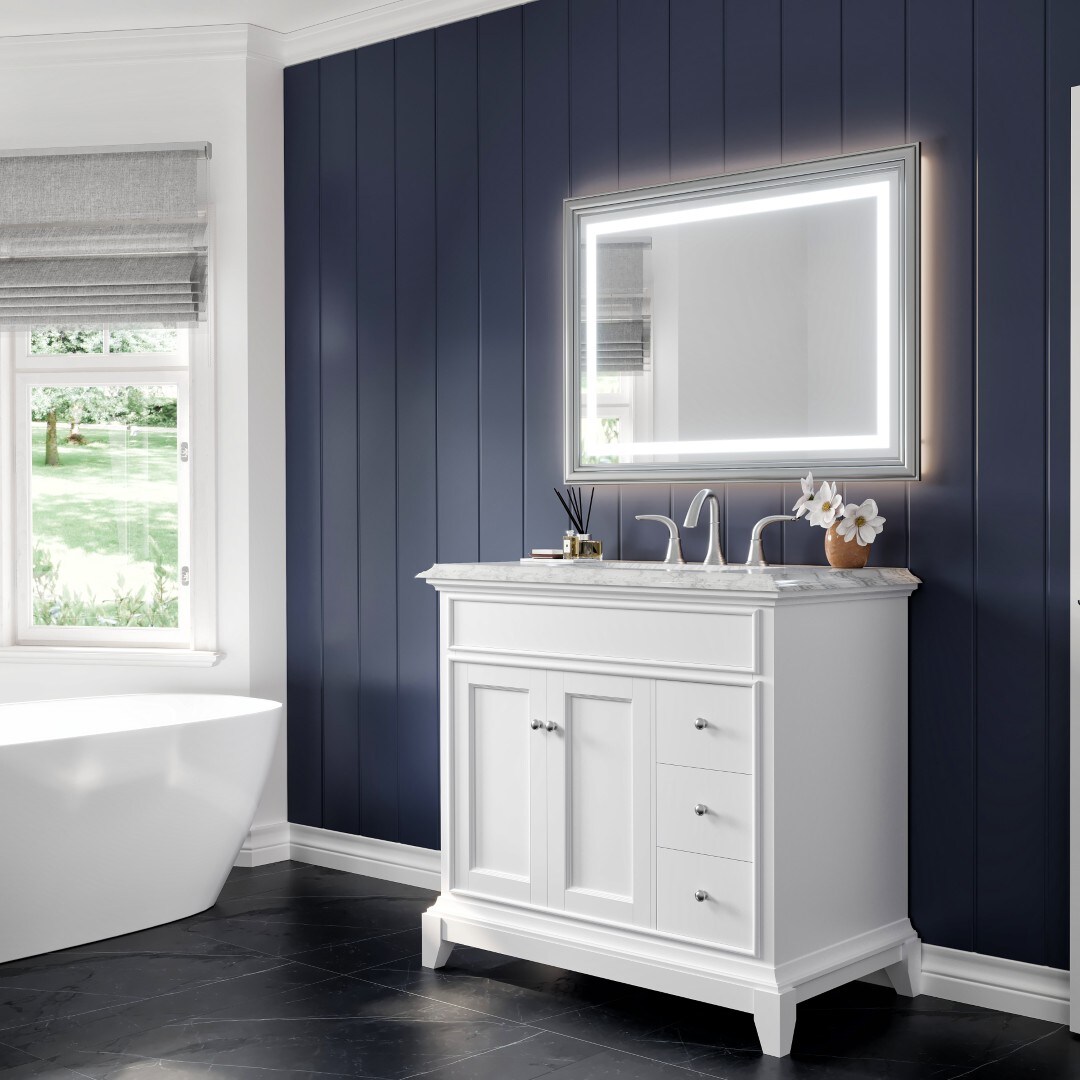 Eviva EVMR33-35X24-LED Framed-Bath-Mirrors - View #2