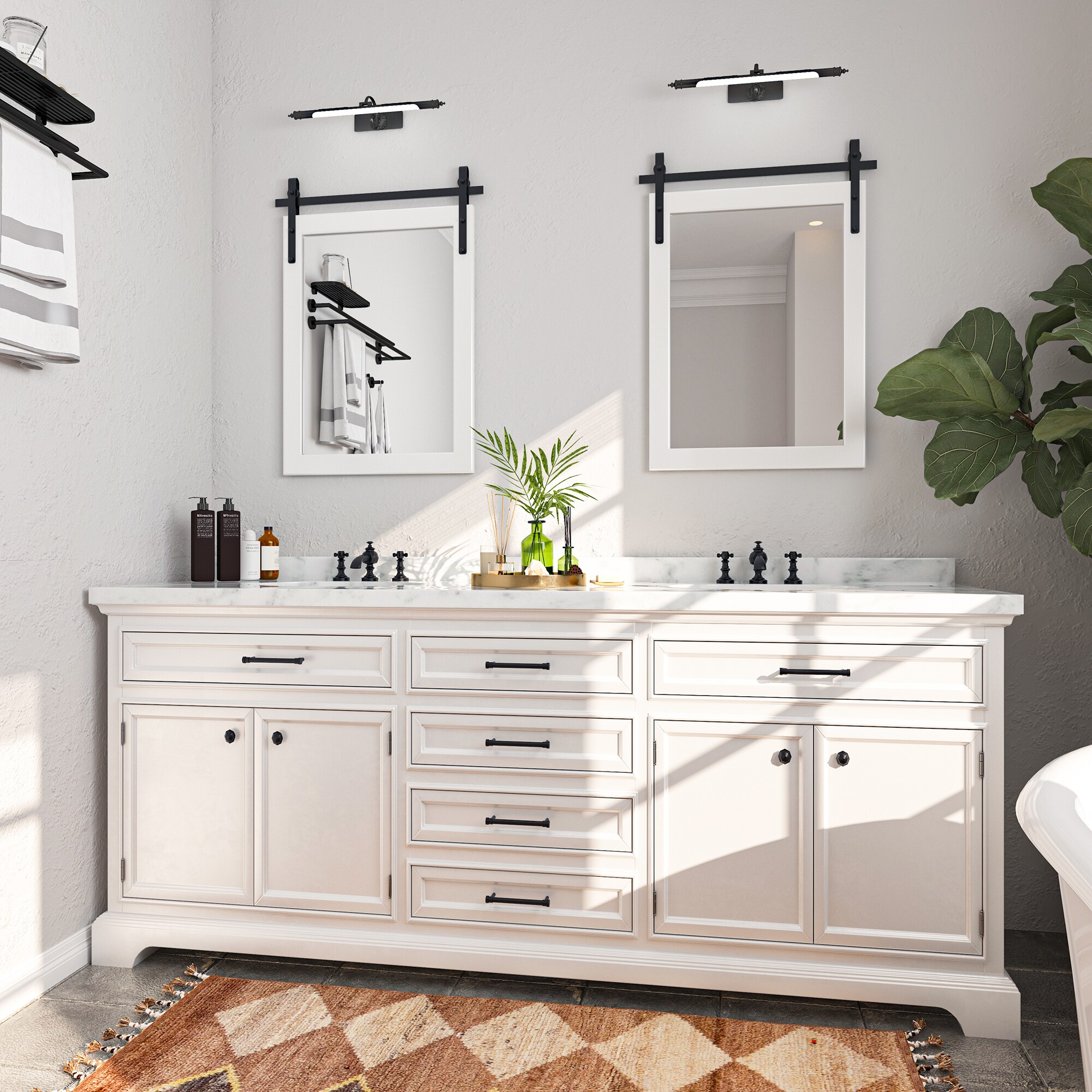 FurniFusion L-GCMJ2030W Decor-Mirrors - View #2