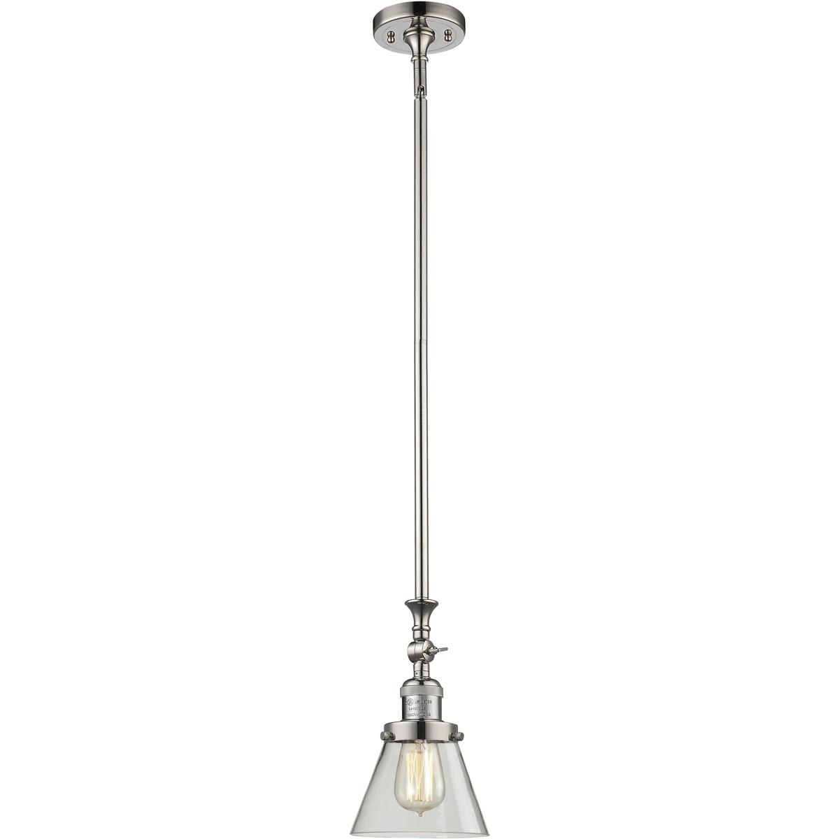 Innovations Lighting 1358164 206-PN-G62-LED Franklin Restoration Cone Mini Pendant