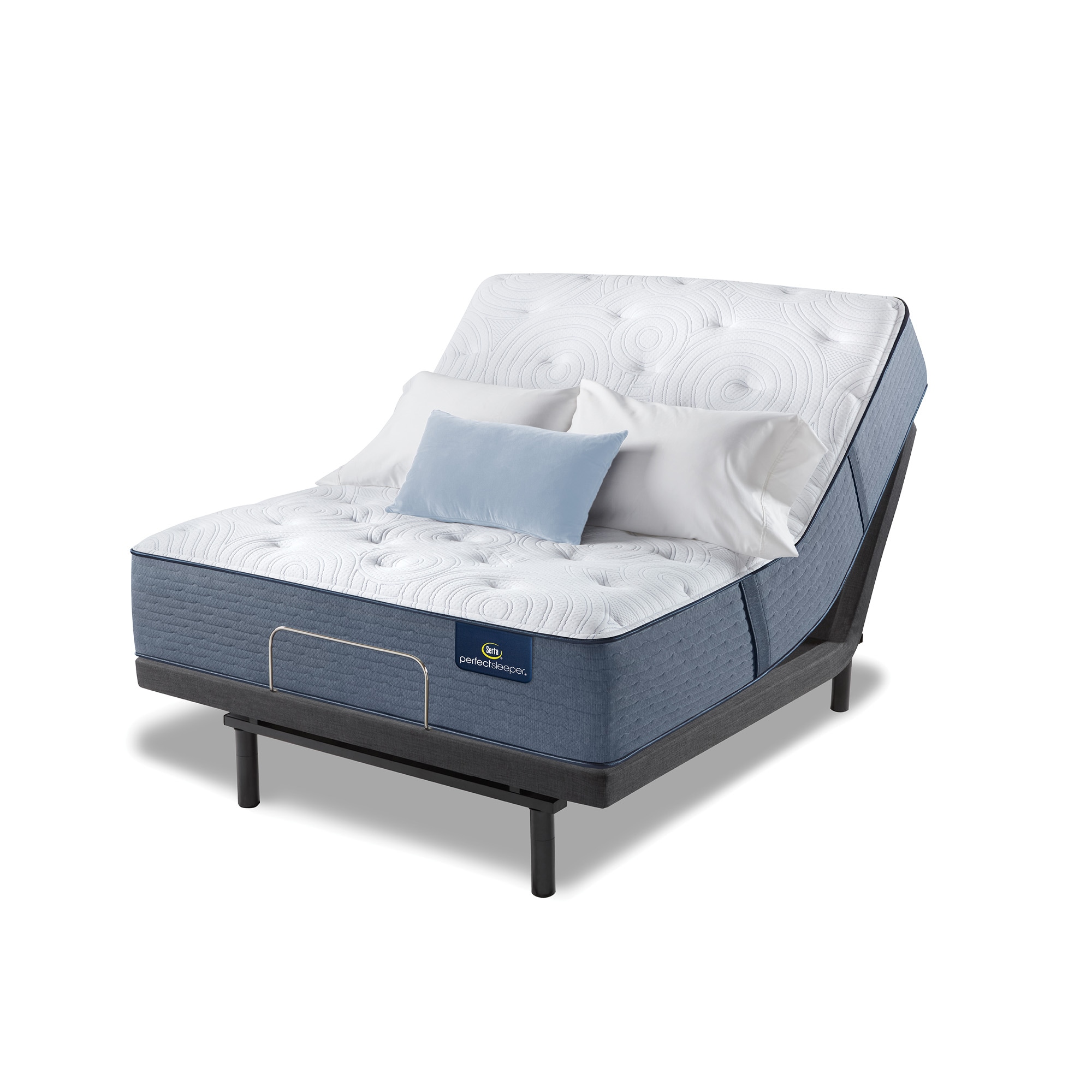 Serta Perfect Sleeper Sapphire Canyon Plush Tight Top 14-in Soft King ...