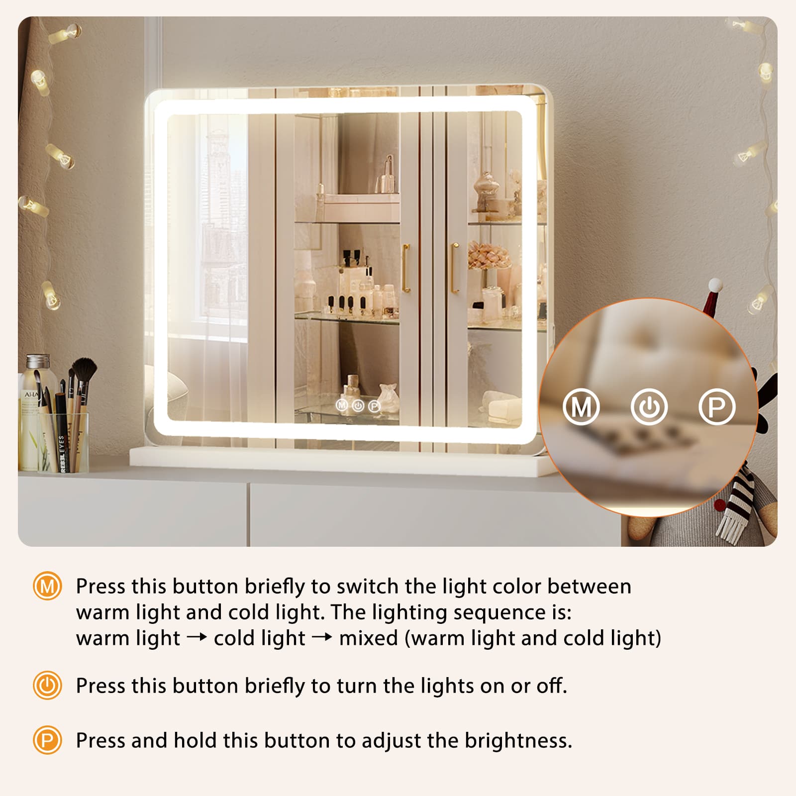Bestier USLOW-HJ561785 Decor-Mirrors - View #5