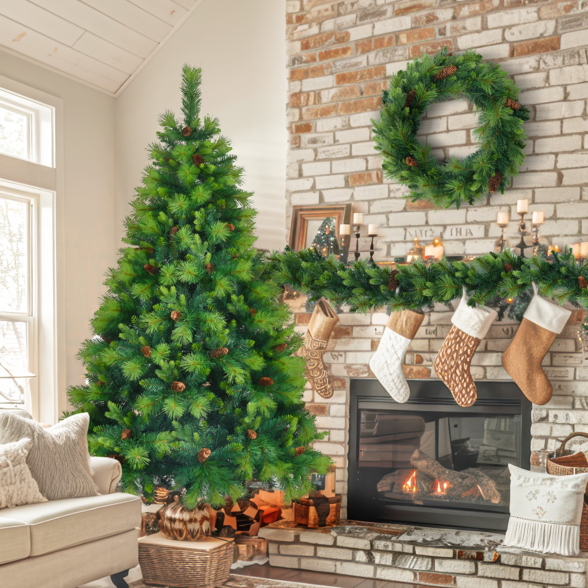 AAZJ NBC-CM64204ML Artificial-Christmas-Trees - View #2