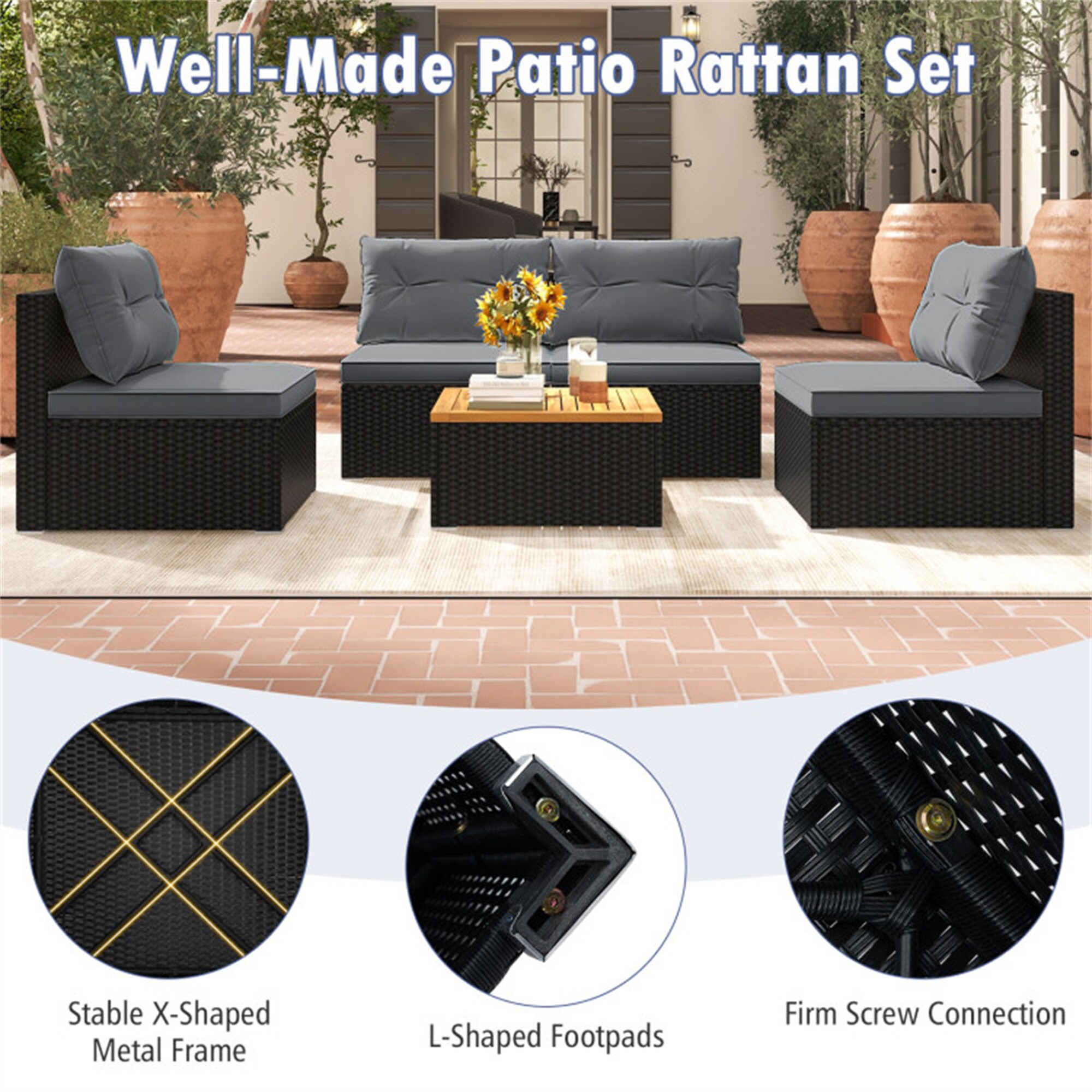 BABOOM BOM-73007GR-CO Patio-Sofas-Daybeds - View #8