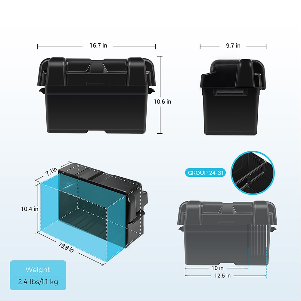 Renogy RBT100AGM12B Device-Replacement-Batteries - View #7