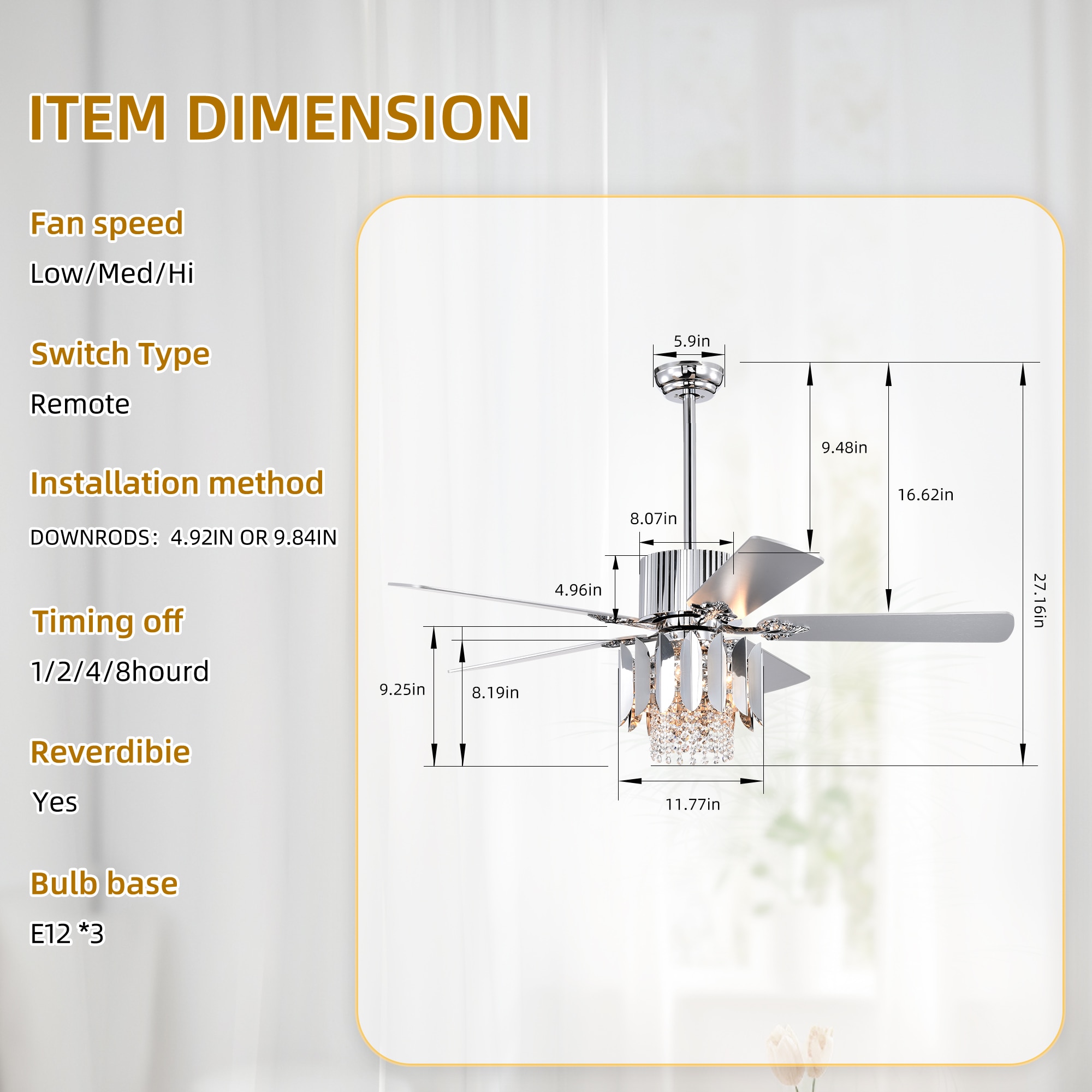Flynama YC-L-39964 Ceiling-Fans - View #4