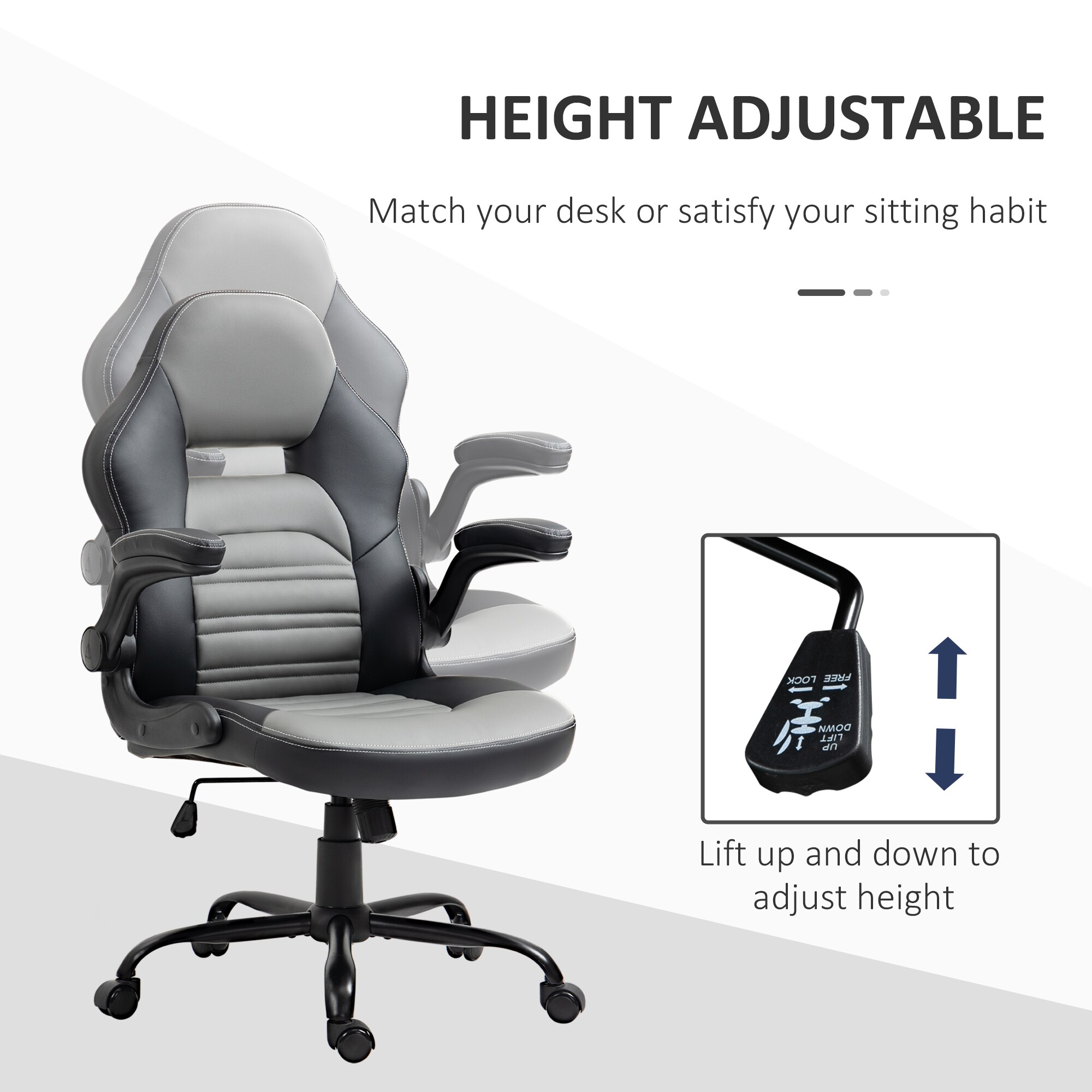Vinsetto 921-393 Office-Chairs - View #7