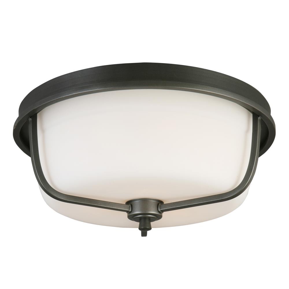 EGLO 202907A Mayview 1 -Light 15.98-in Gray Flush Mount Light