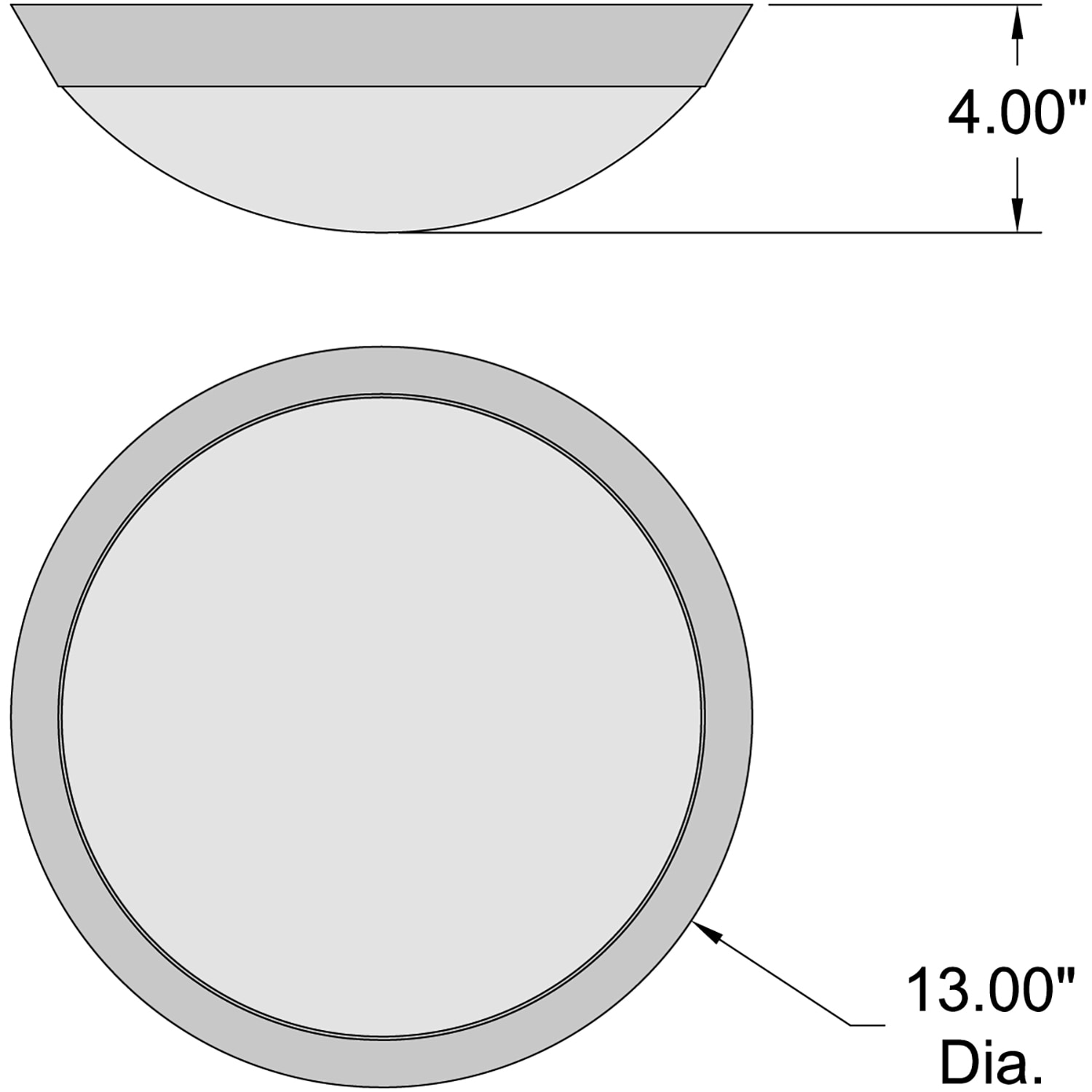Access Lighting 20625GU-WH/OPL flushmounts - View #3