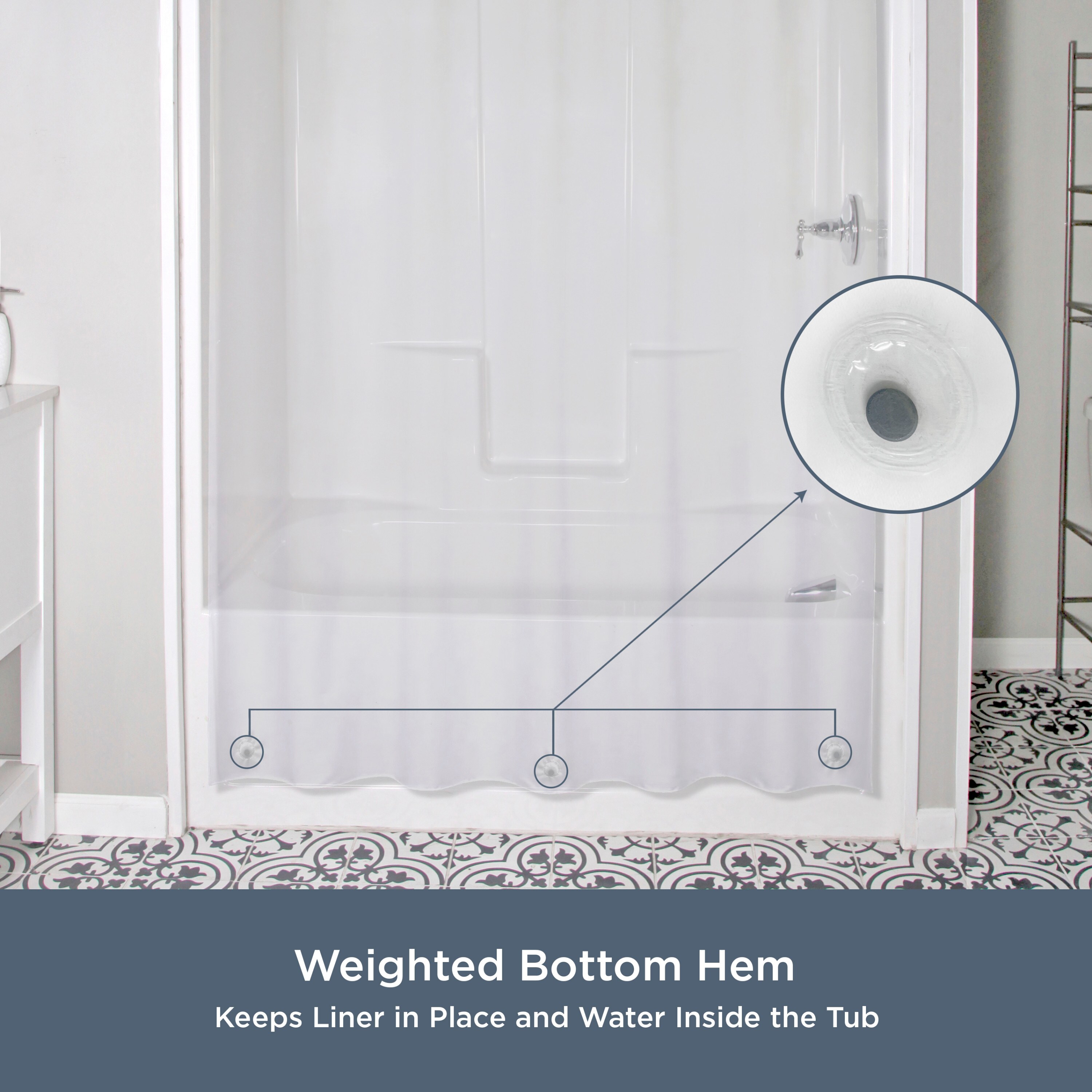 Style Selections LW61443PDQ Shower-Curtains-Liners - View #6