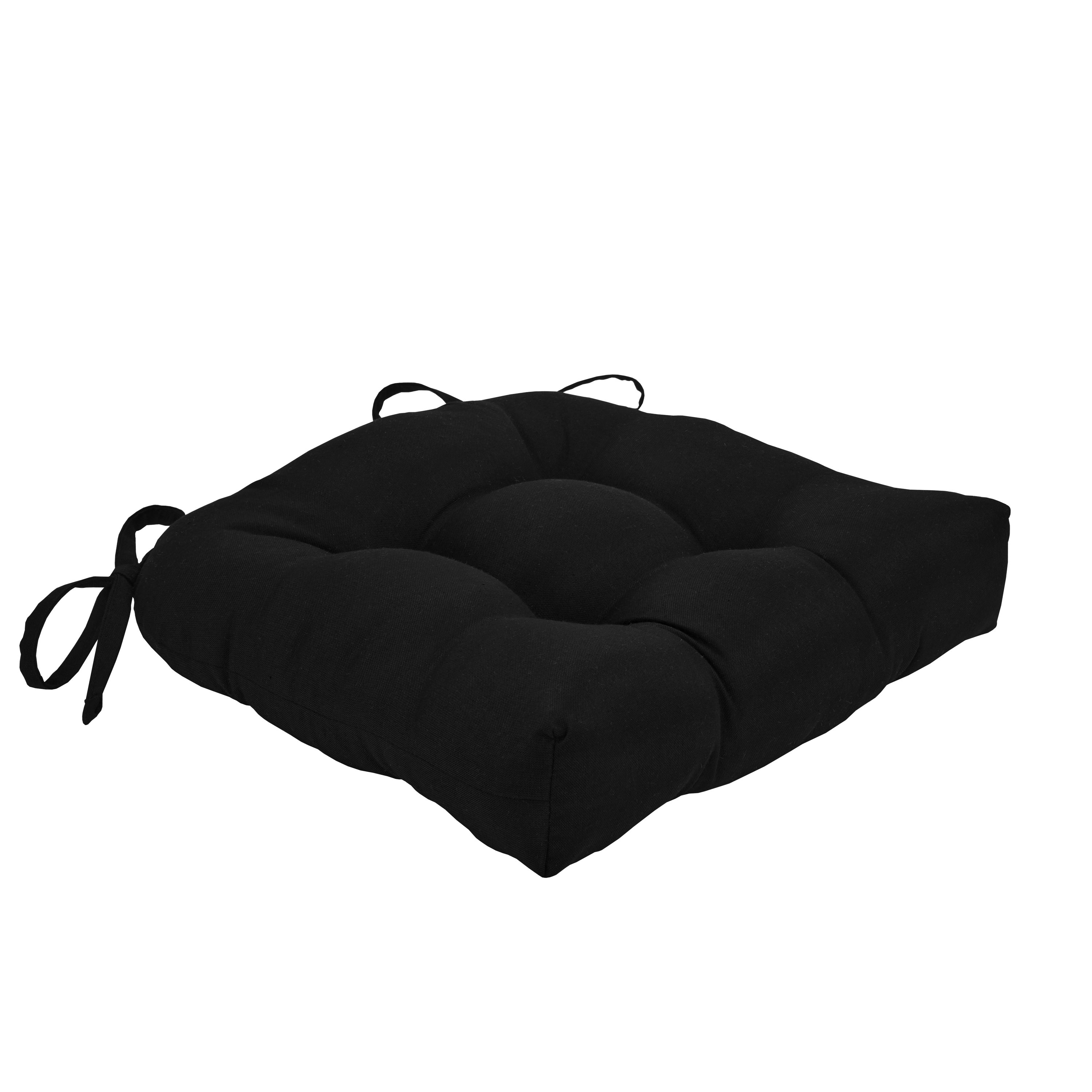 Tufted Seat Cushion 64 X 16 Natural Color Cotton Canvas Tufted Bench  Cushion, 