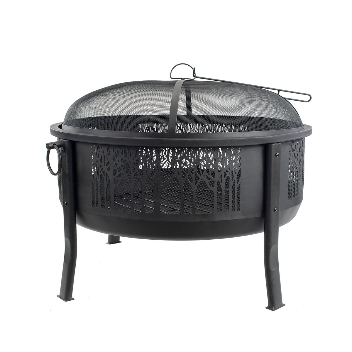 Blue Sky Outdoor Living WBFB33-T 33-in W Black Steel Wood-Burning Fire Pit
