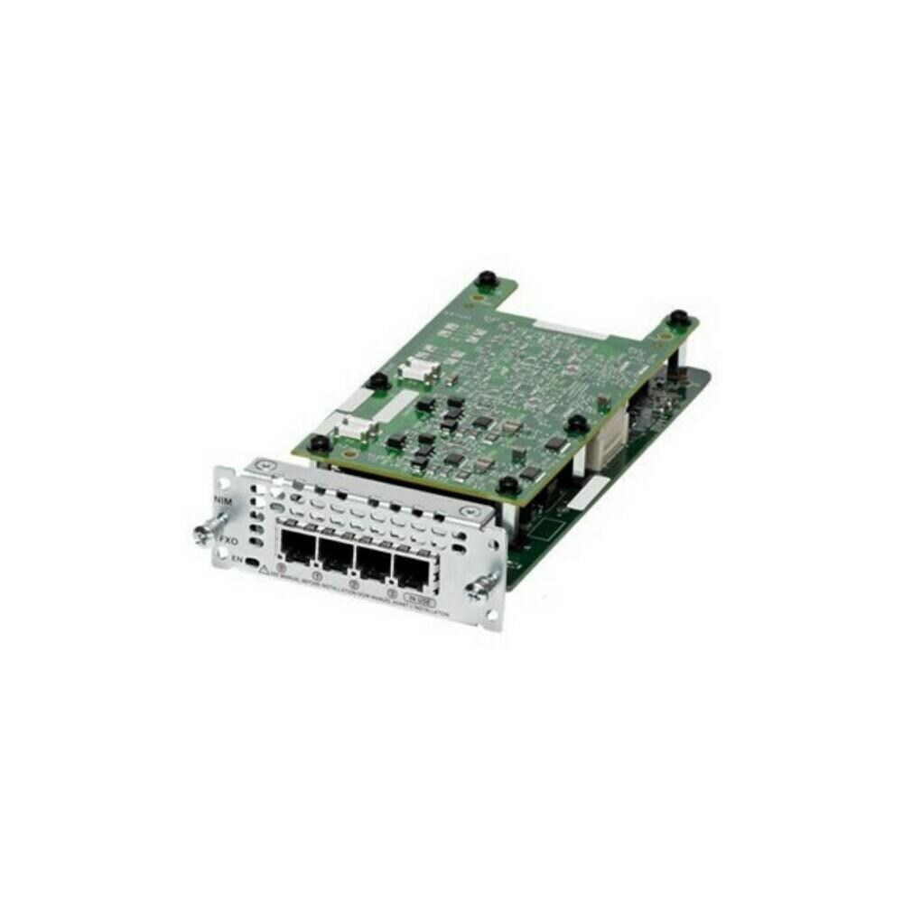  ISTR27938 Cisco-HW Routers L-M NIM-4FXO 4 Port Network Interface Module Fxo Universal