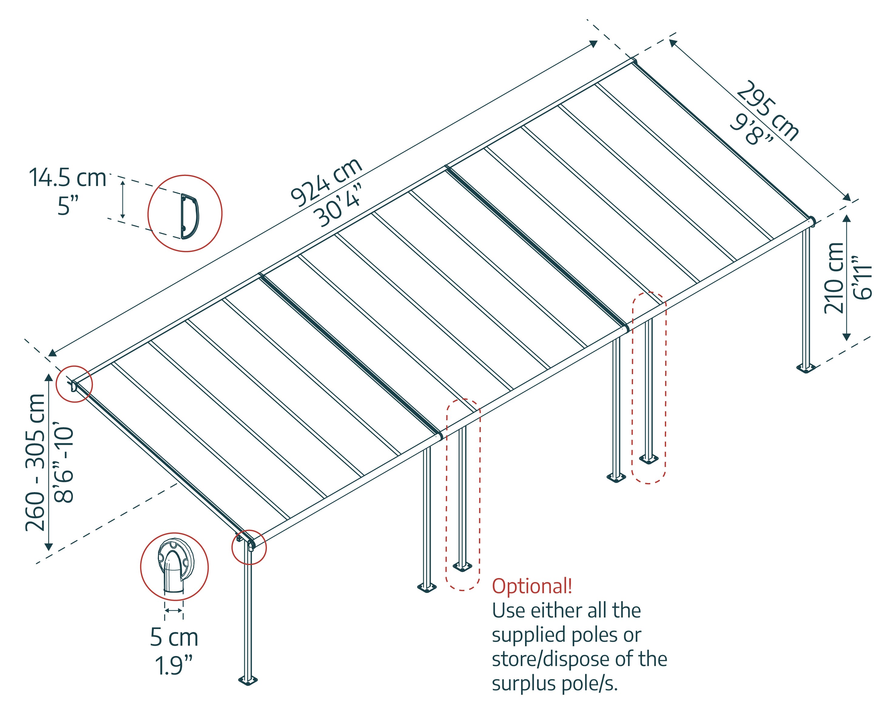 Canopia by Palram 705340 carports - View #3