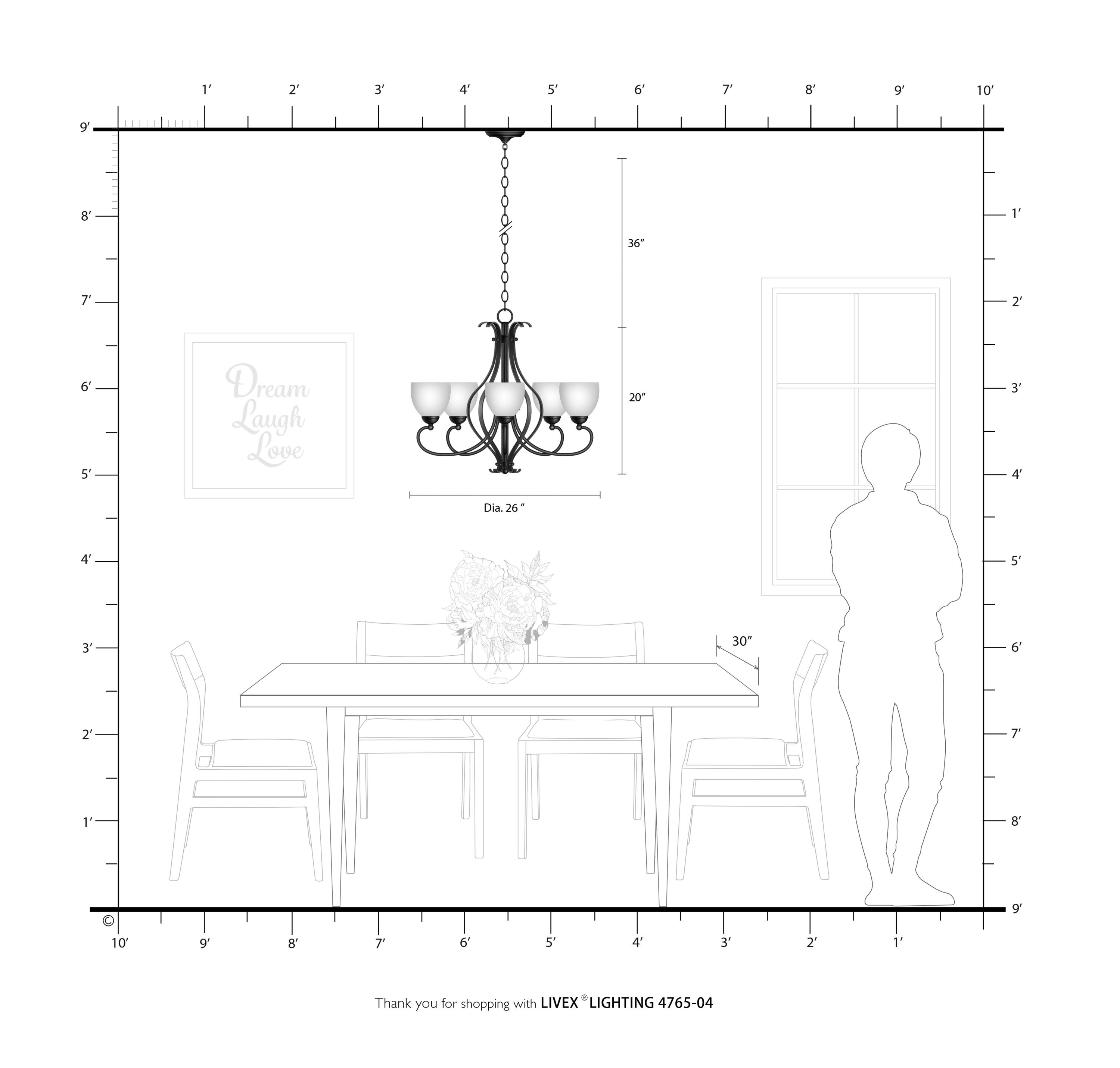 Livex Lighting 4765-04 b090015 - View #4