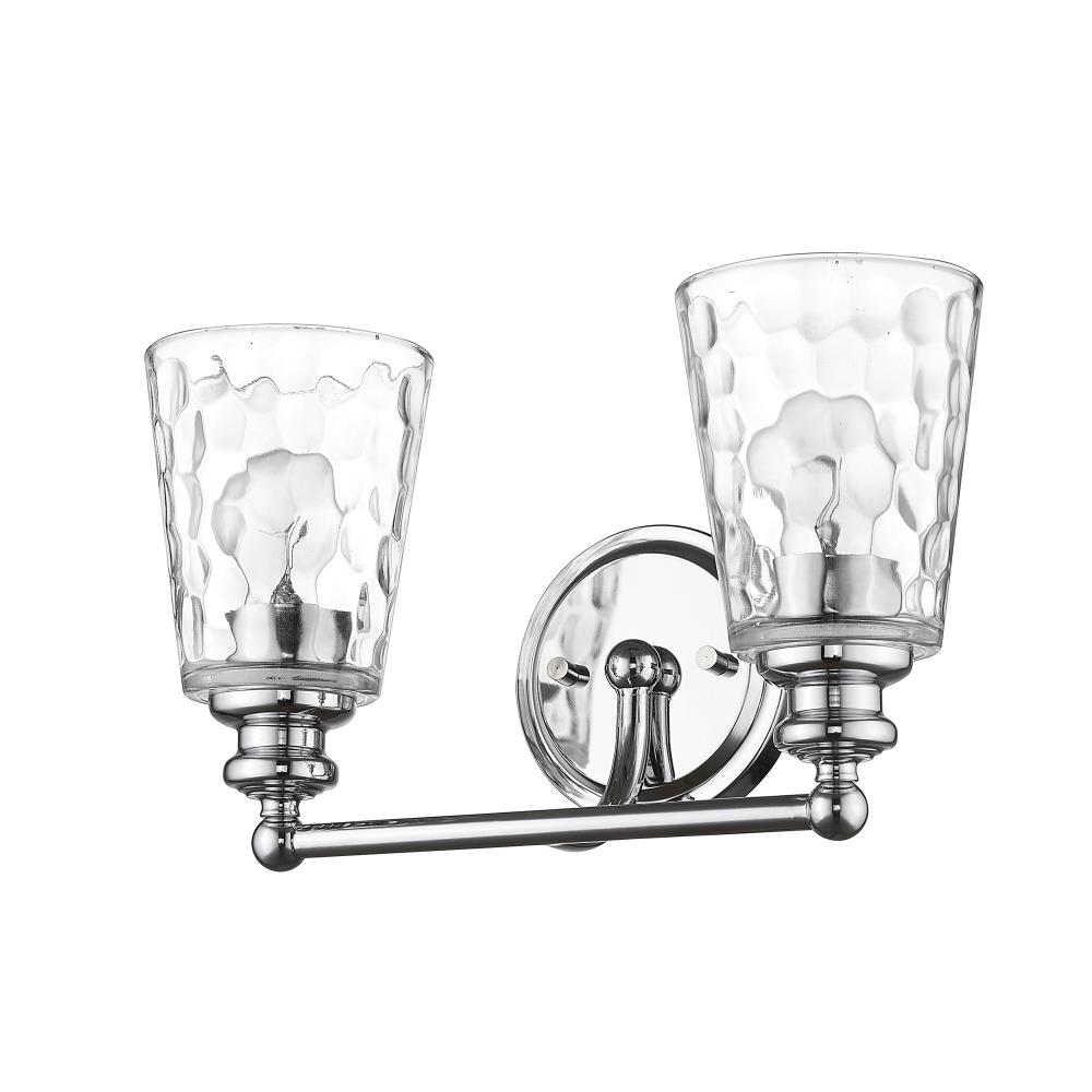 Acclaim Lighting IN40021CH Mae 14.25-in 2 -Light Chrome Transitional Vanity light