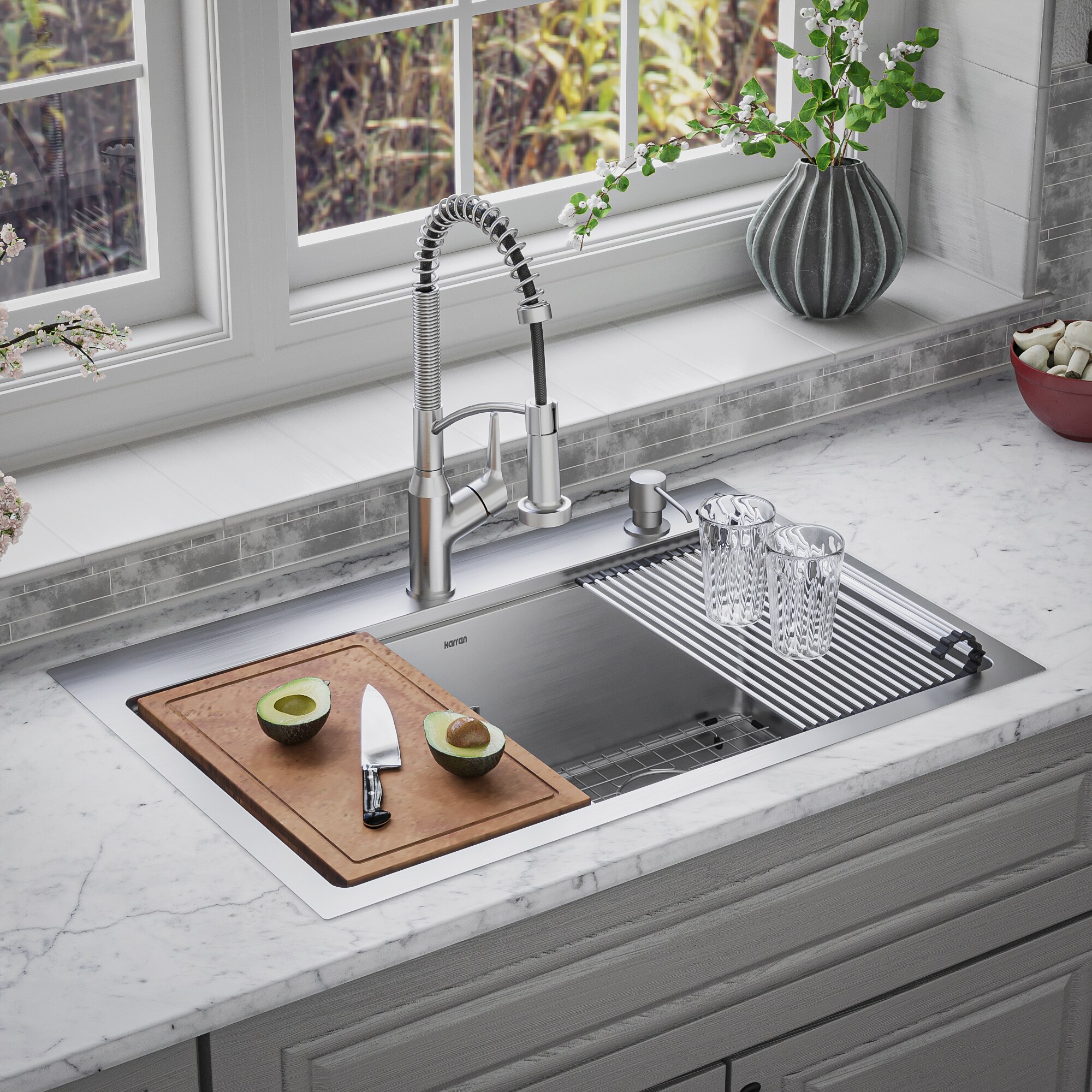 Karran WST-28-PK1 Kitchen-Sinks - View #2