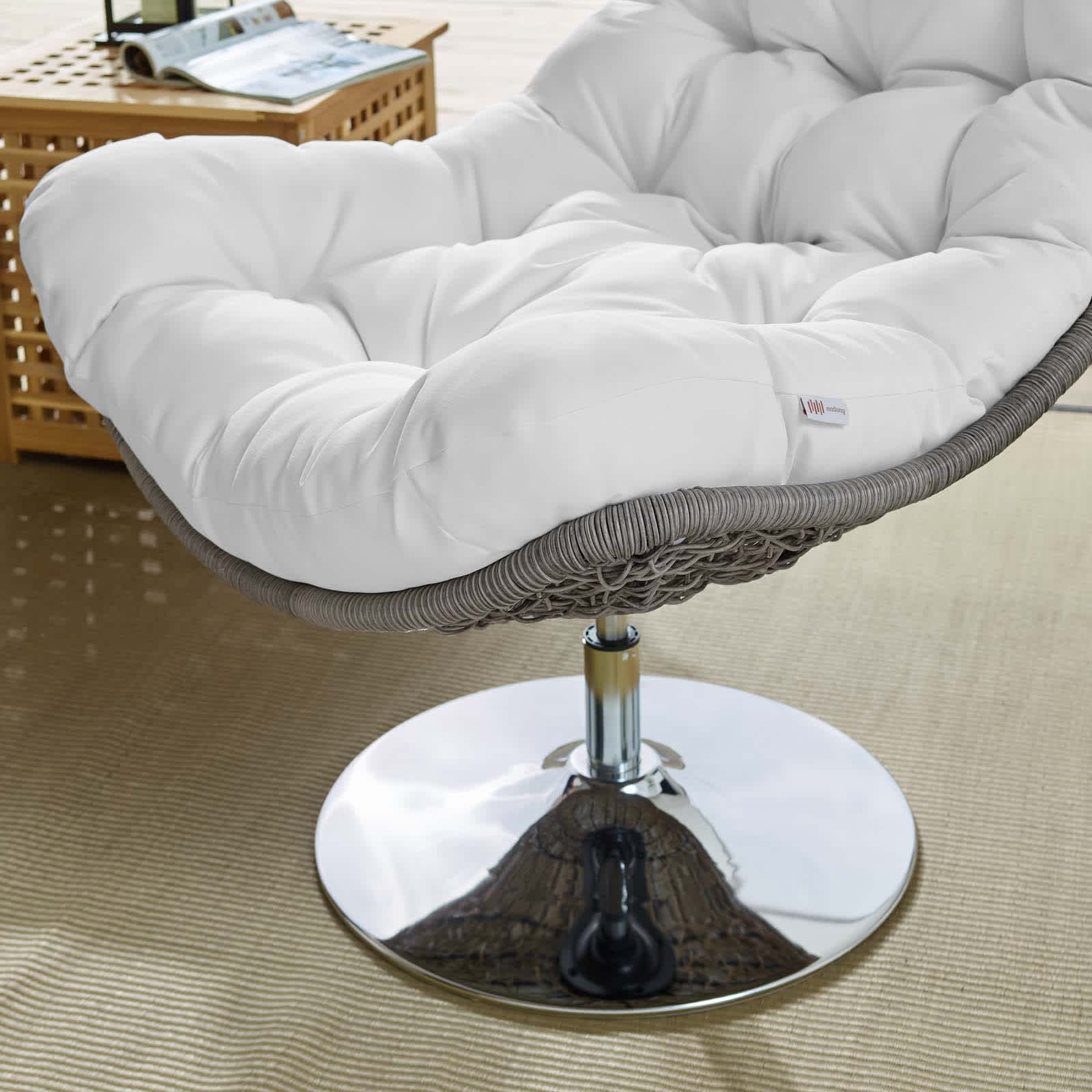 Modway EEI-3616-LGR-WHI Patio-Chairs - View #3