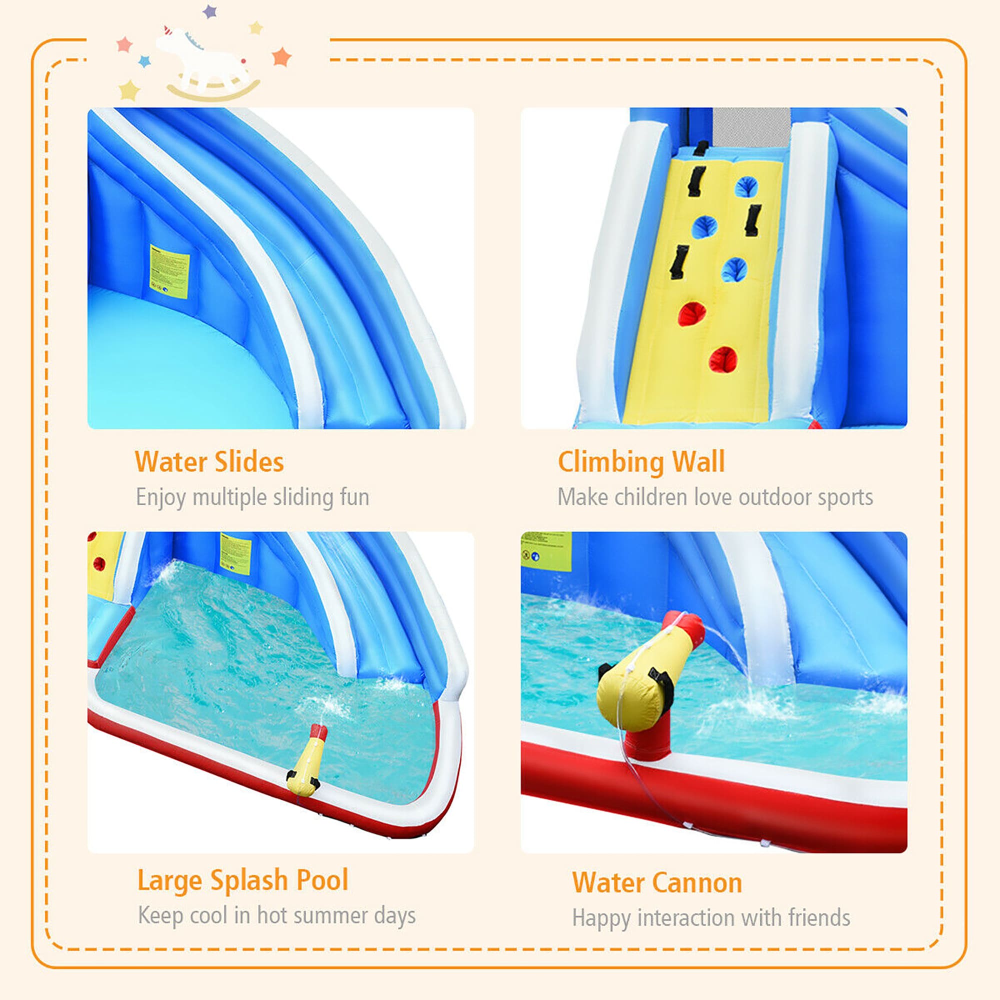 Costway CSHY001078 Bounce-Houses - View #6