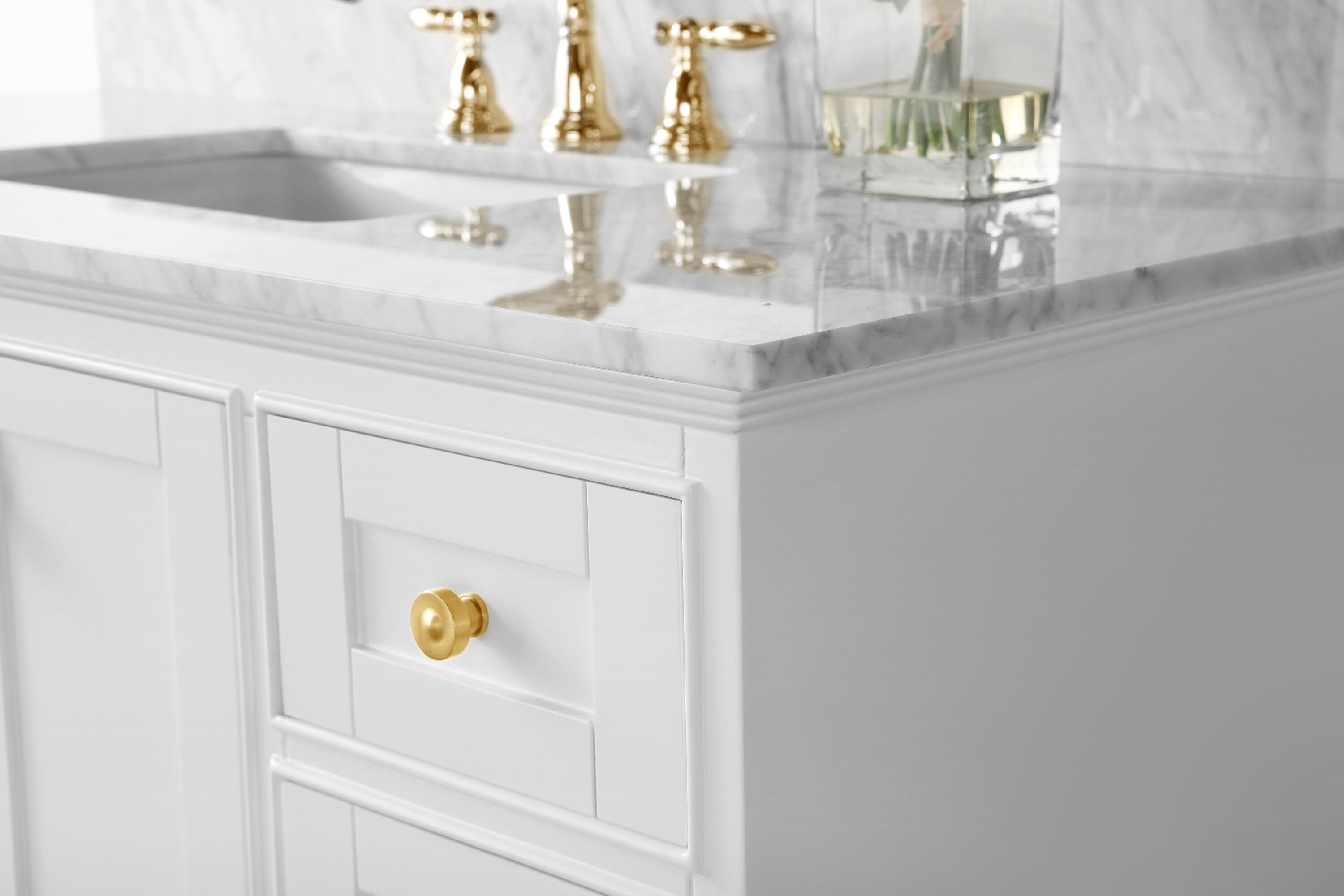 Ancerre Designs VTS-AUDREY-66-W-CWGD Bath-Vanity-Combo - View #10