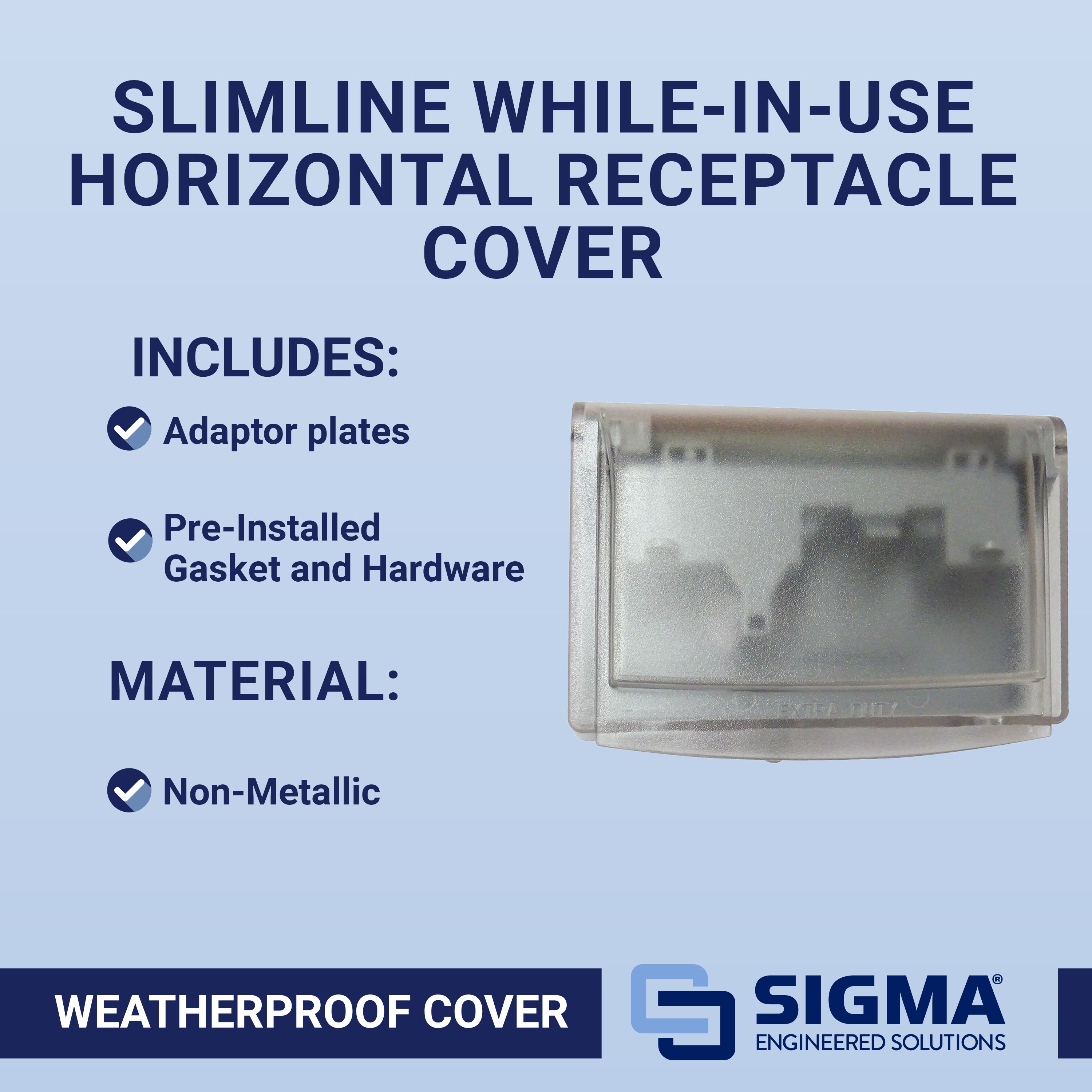 Sigma Engineered Solutions 14441CL Electrical-Box-Covers - View #6