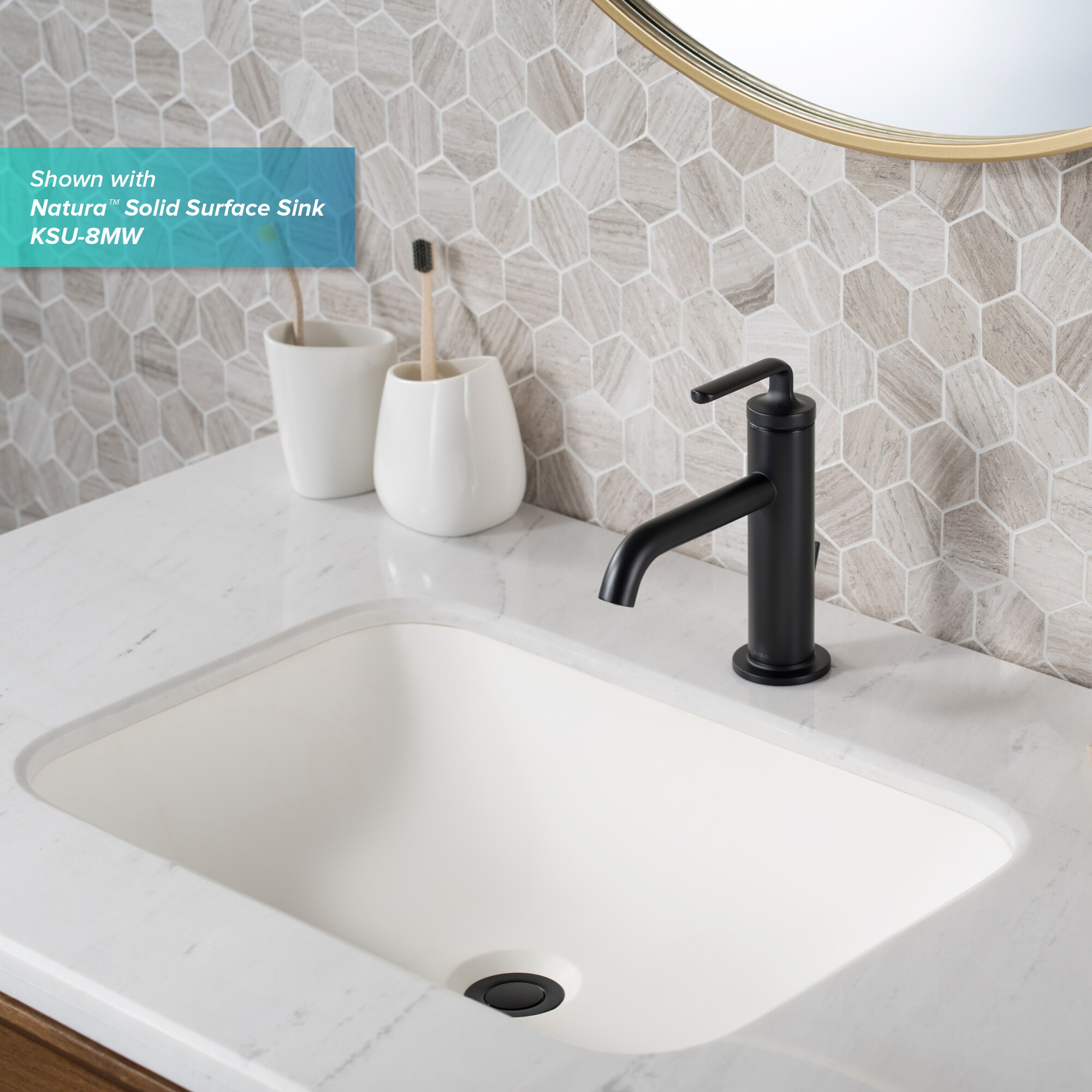 Kraus KBF-1221MB-2PK Lavatory-Faucets - View #7